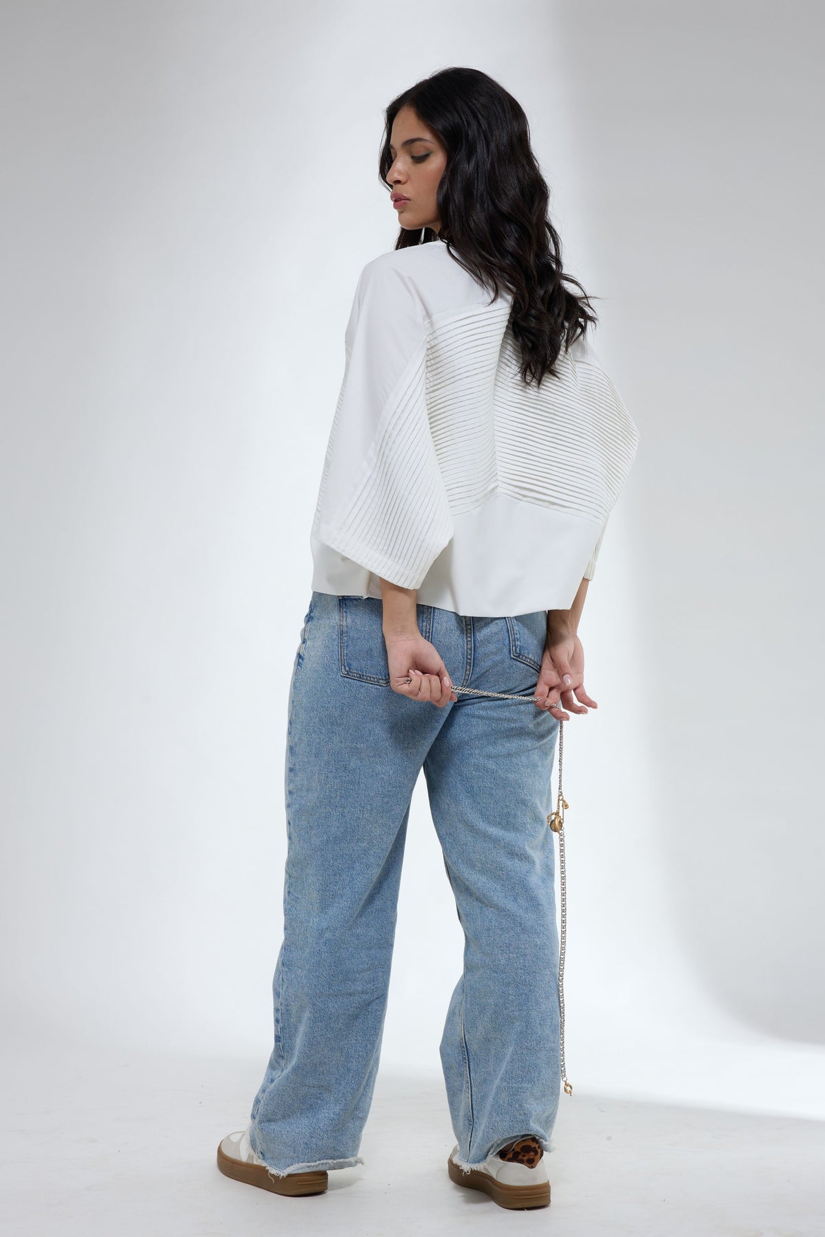 Anti Fit Short Pintuck Shirt