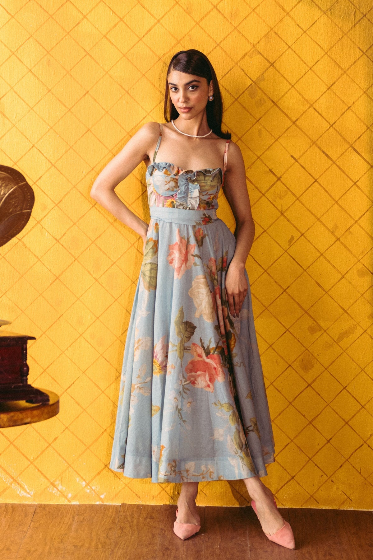 Taffy Cotton Frills Dress