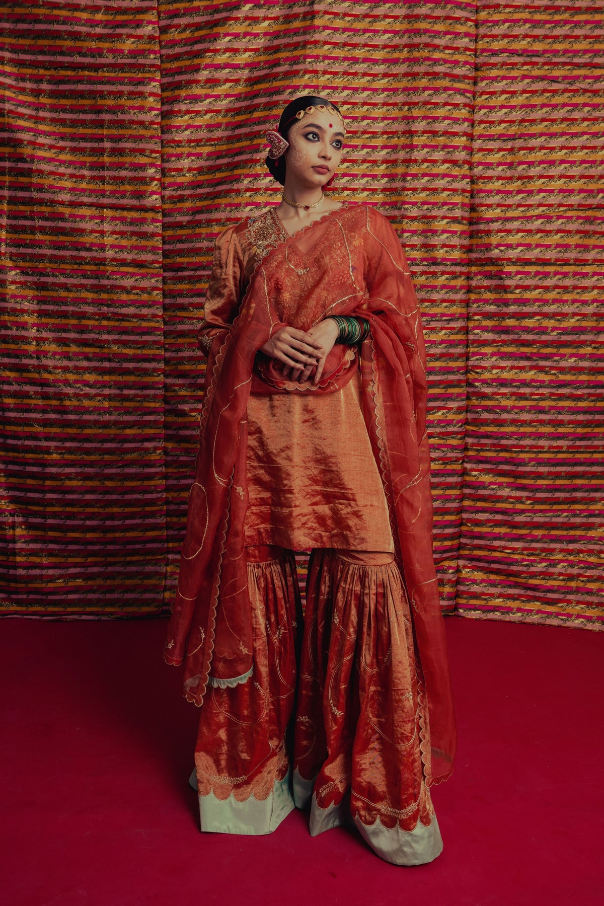 Noor Sharara Odhni Set