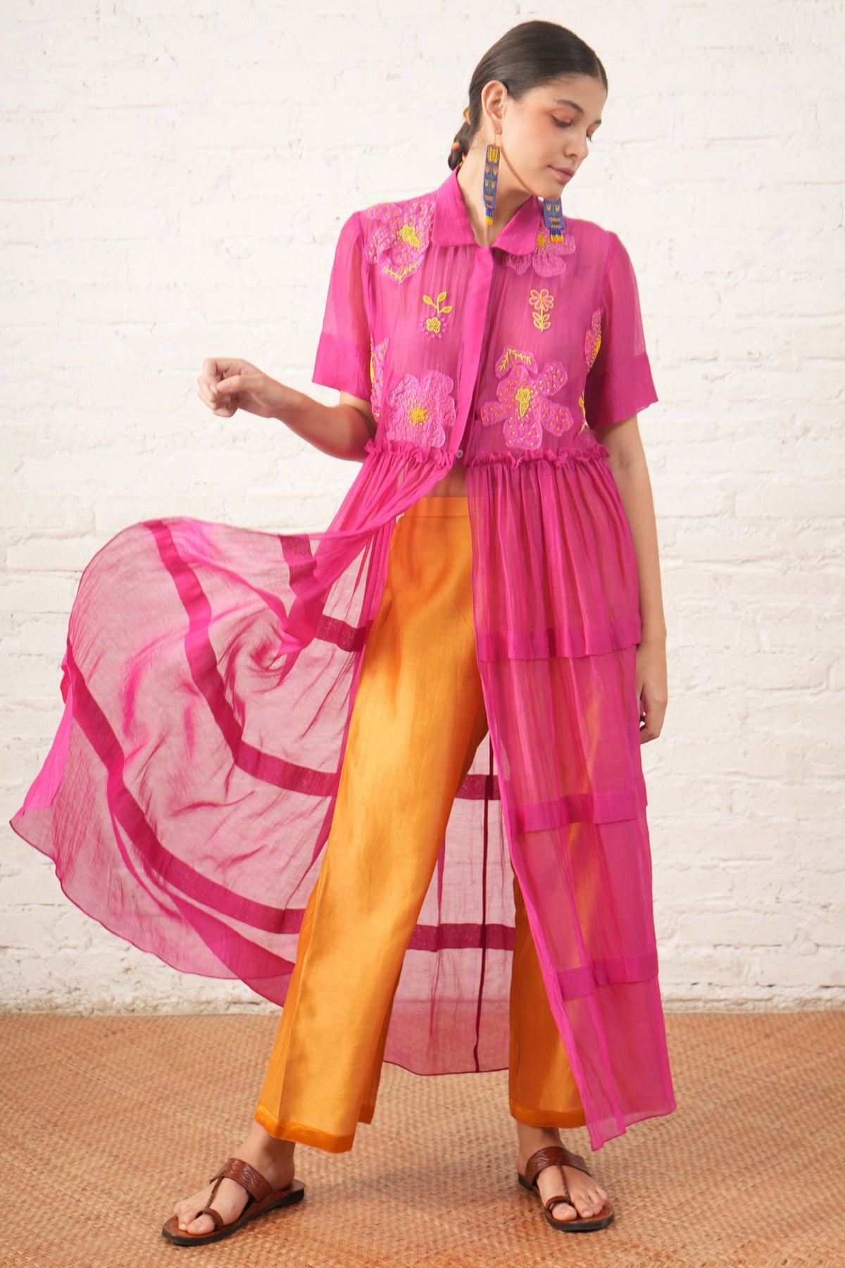 Wildflower Aplplique Jacket Set