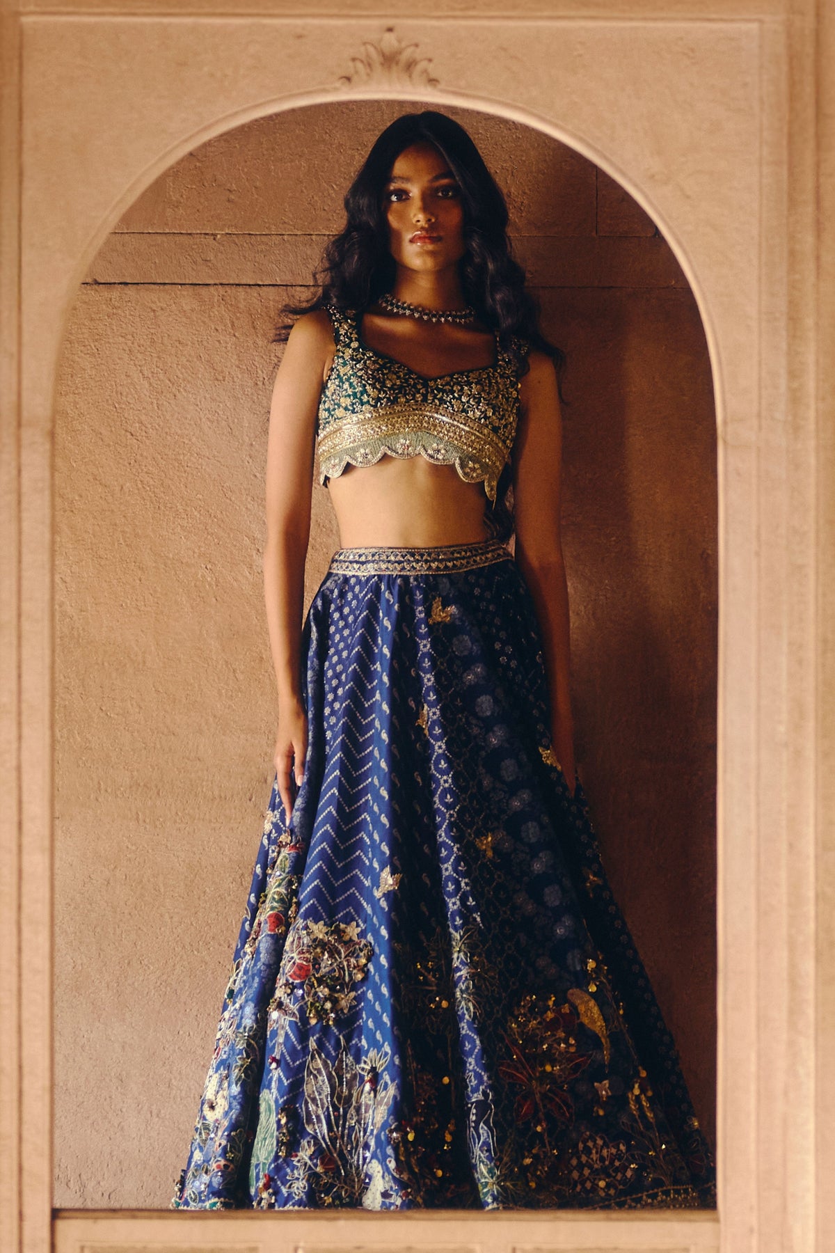 Azure Of Eden Lehenga Set