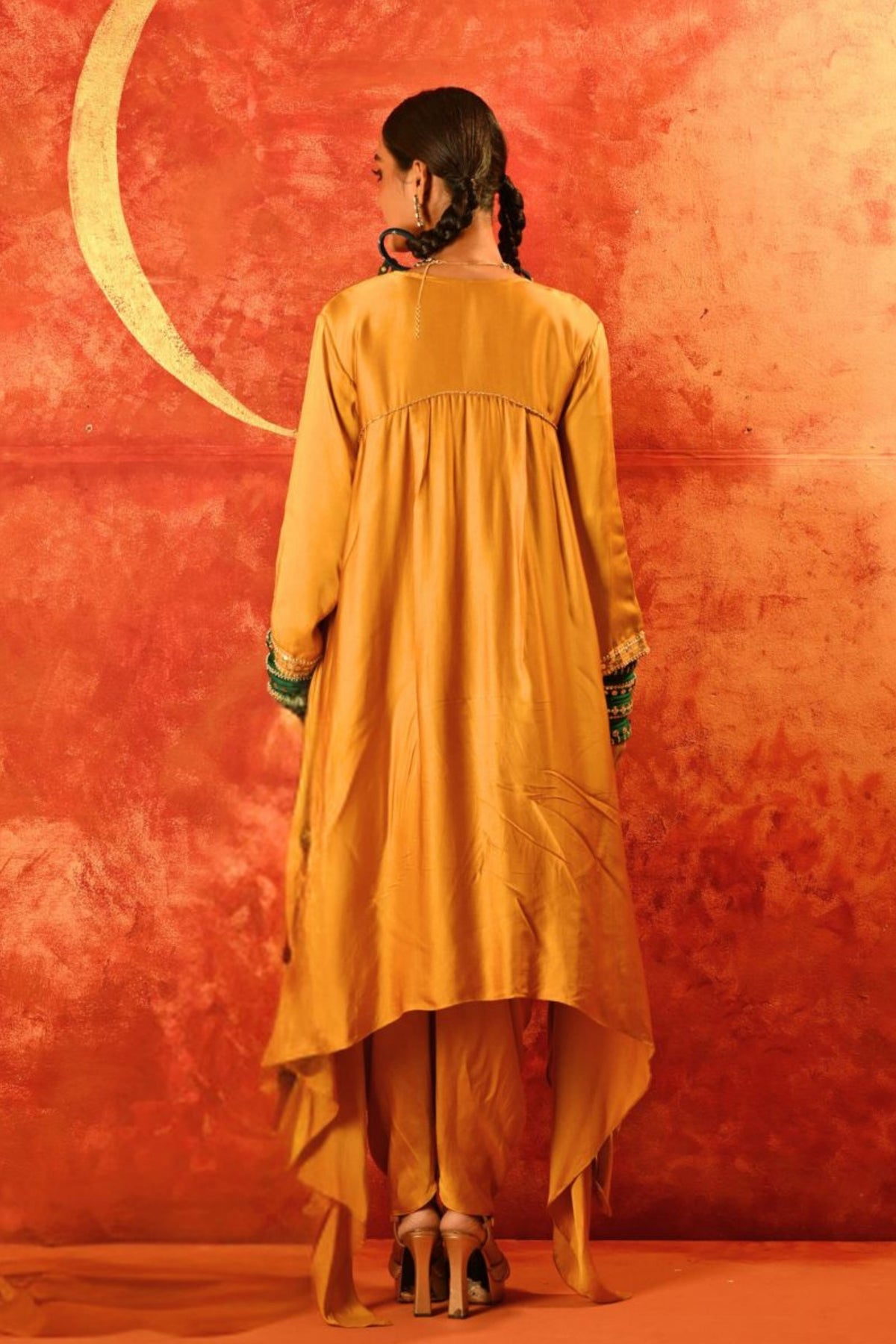 Mahi Mustard Tunic Set
