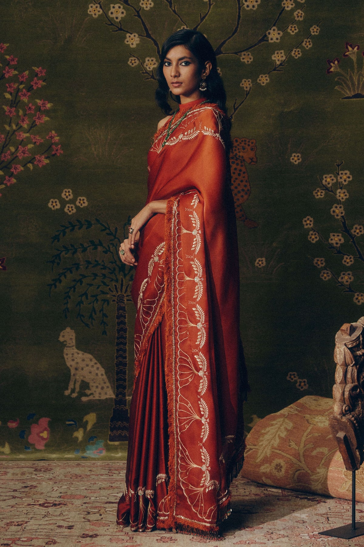 Carnegie Copper Saree