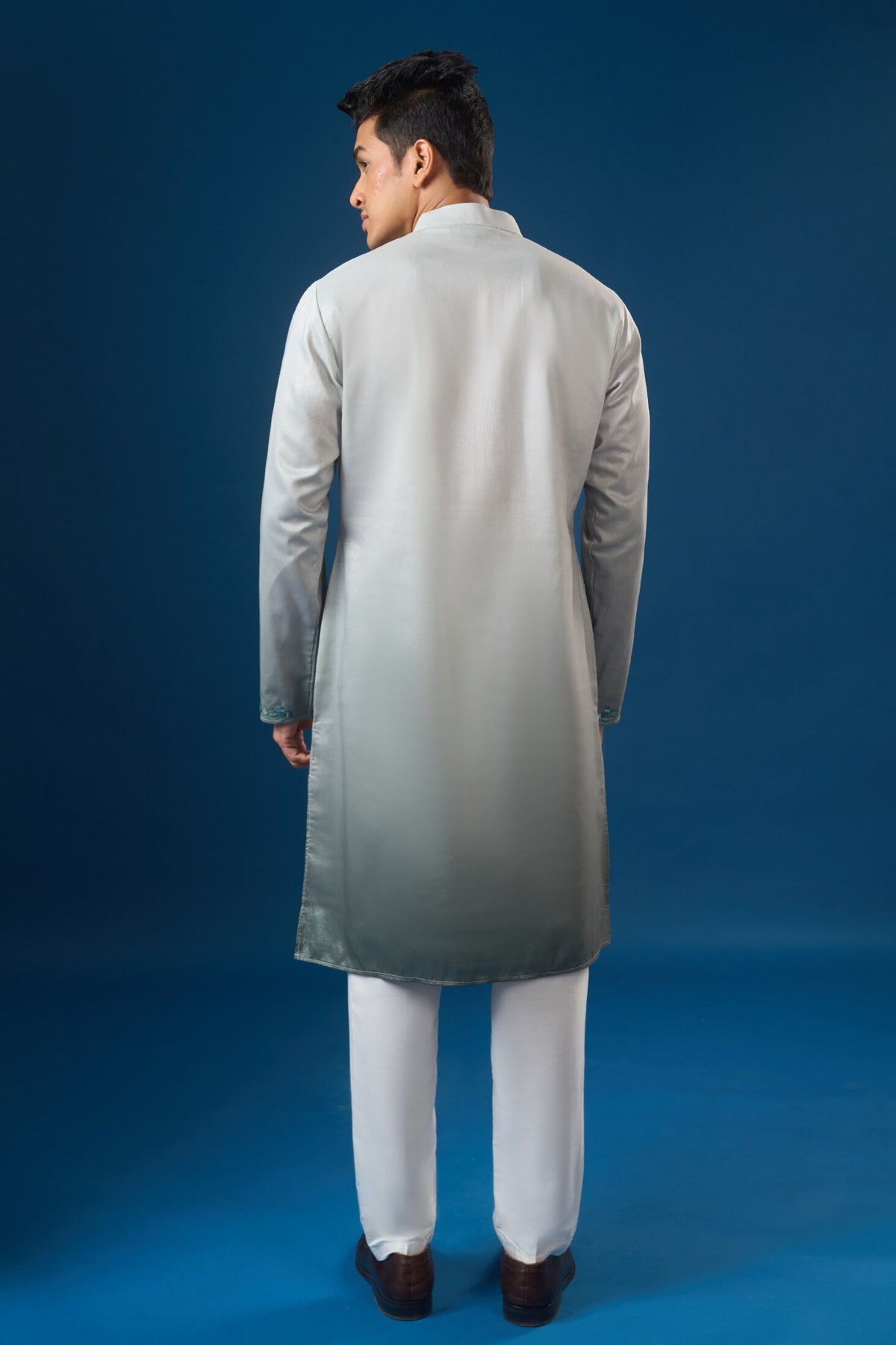 Green Ombre Kurta Set