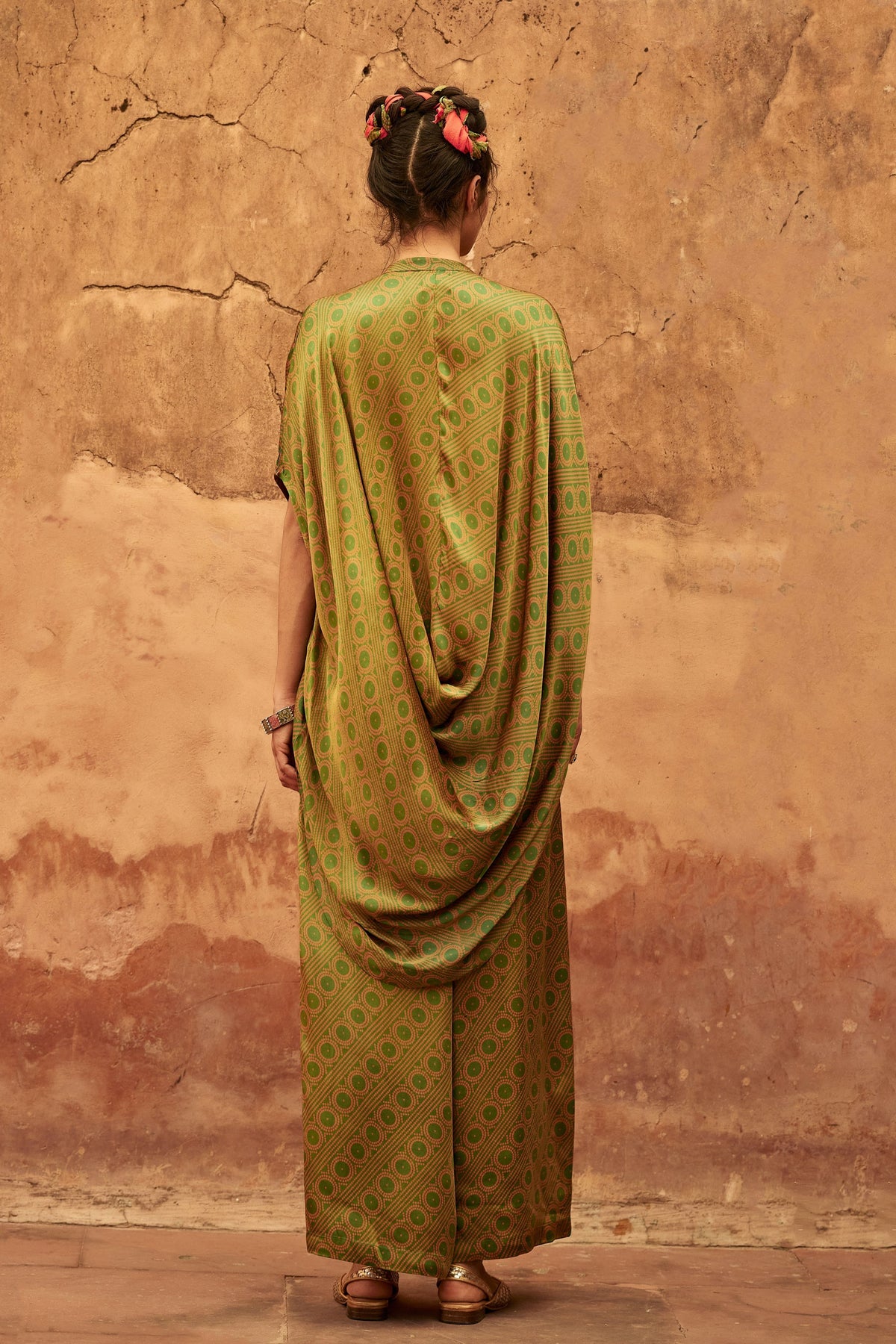 Green Cowl Co-ord Set