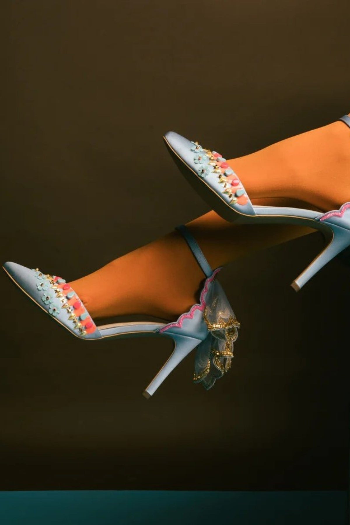 Blu Pandora 2.0 - Ice Blue Pointed Stilettos