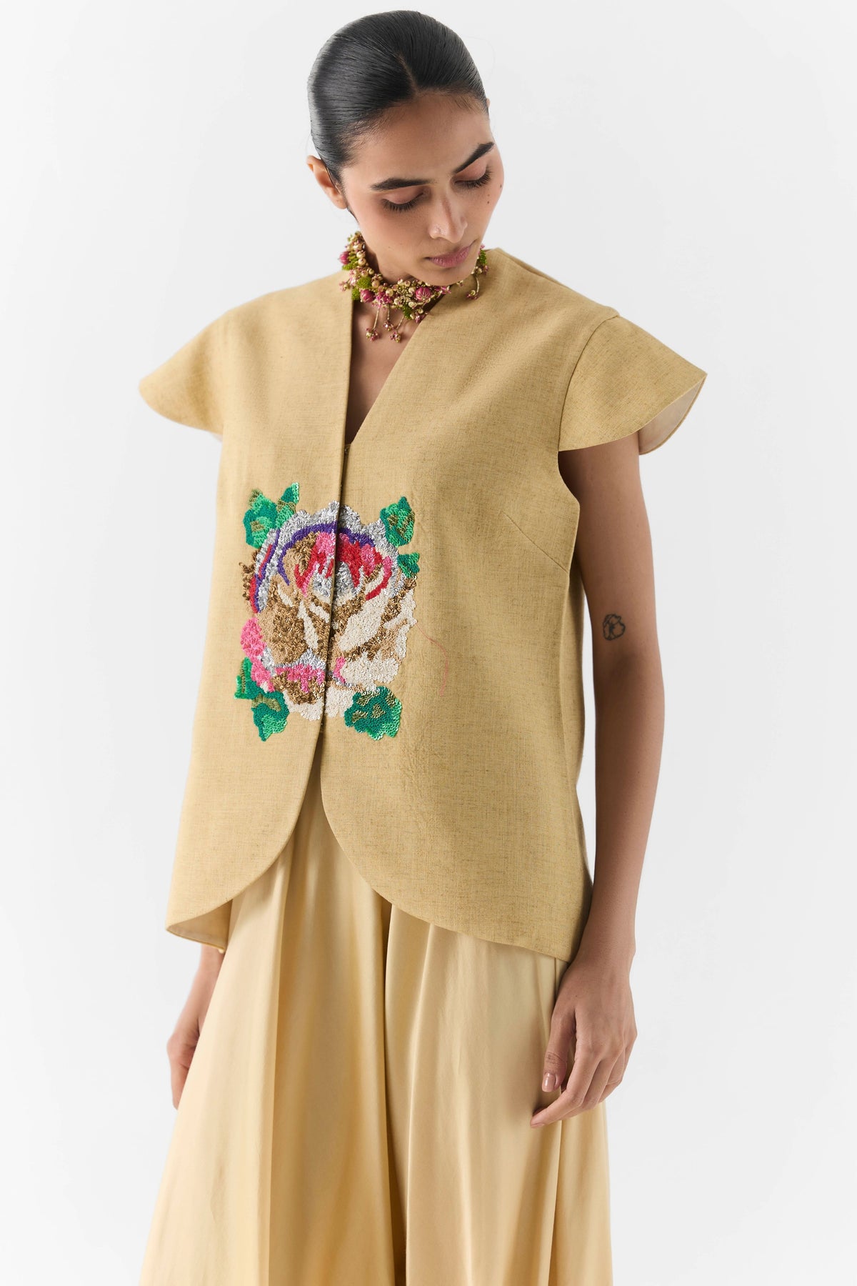 Gold Garden Rose Co-Ord Set