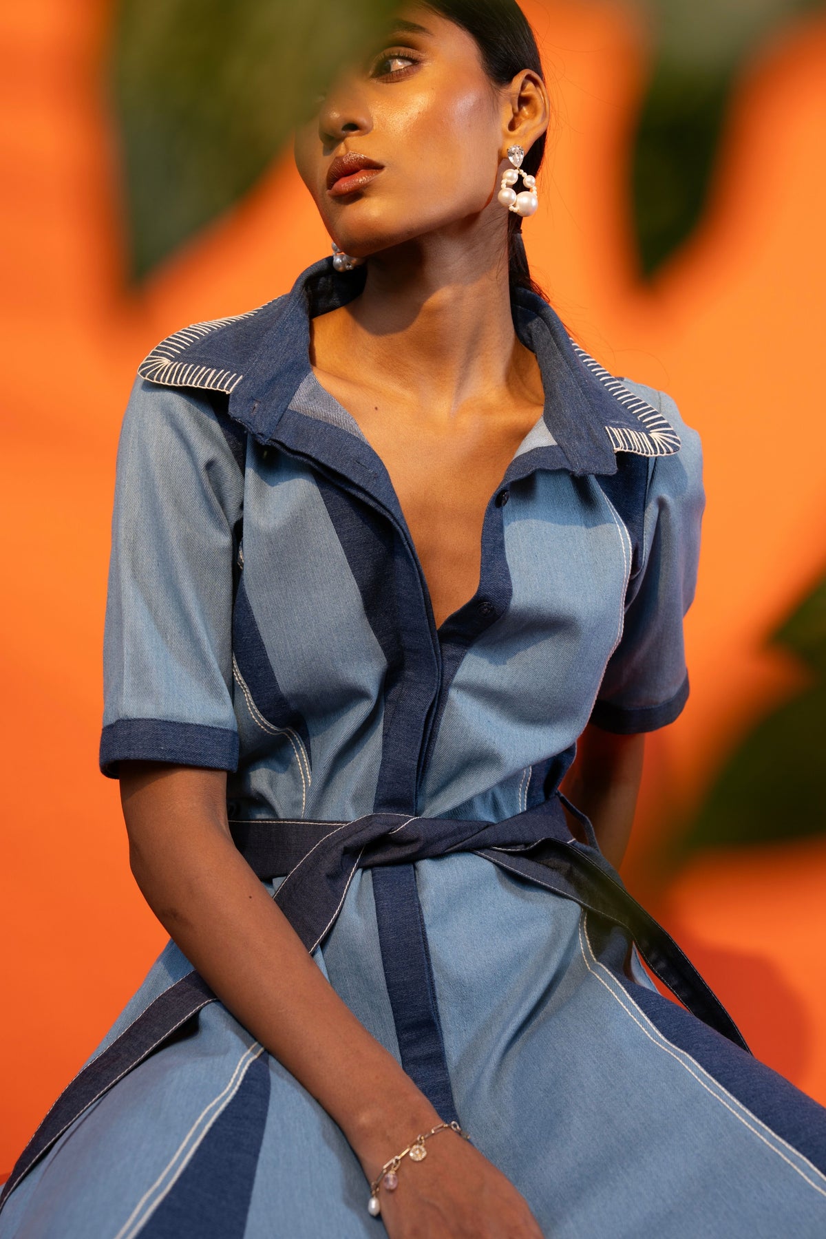 Indigo Orbit Dress