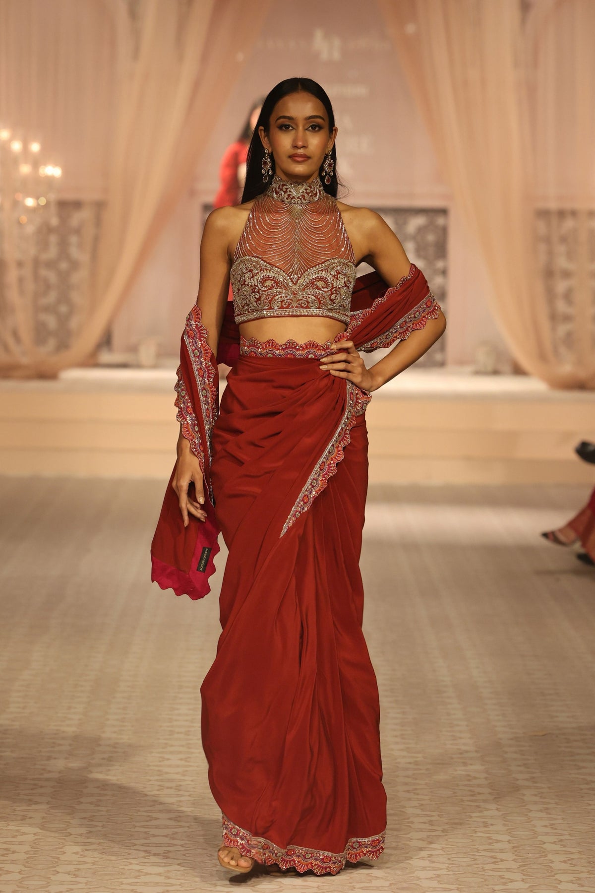 Zinnia Saree Set