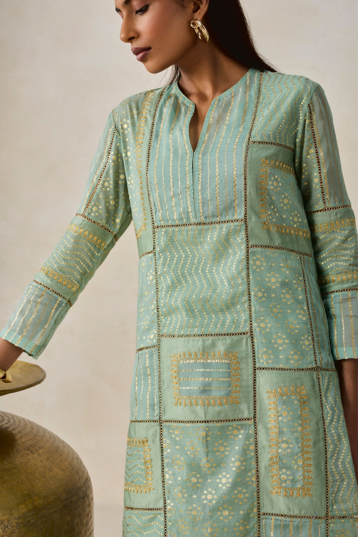 Patch Work Kurta With Salwar