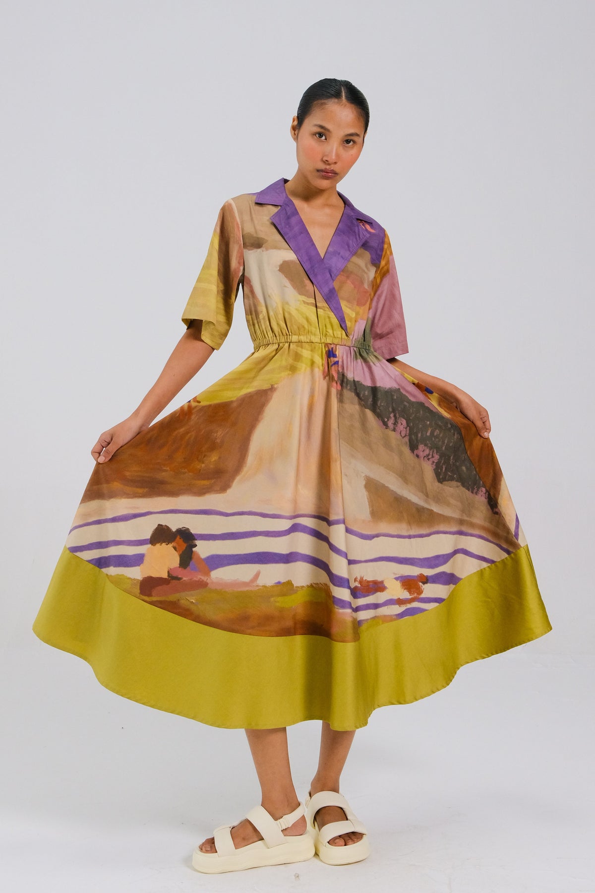 Swimmers Printblock Dress