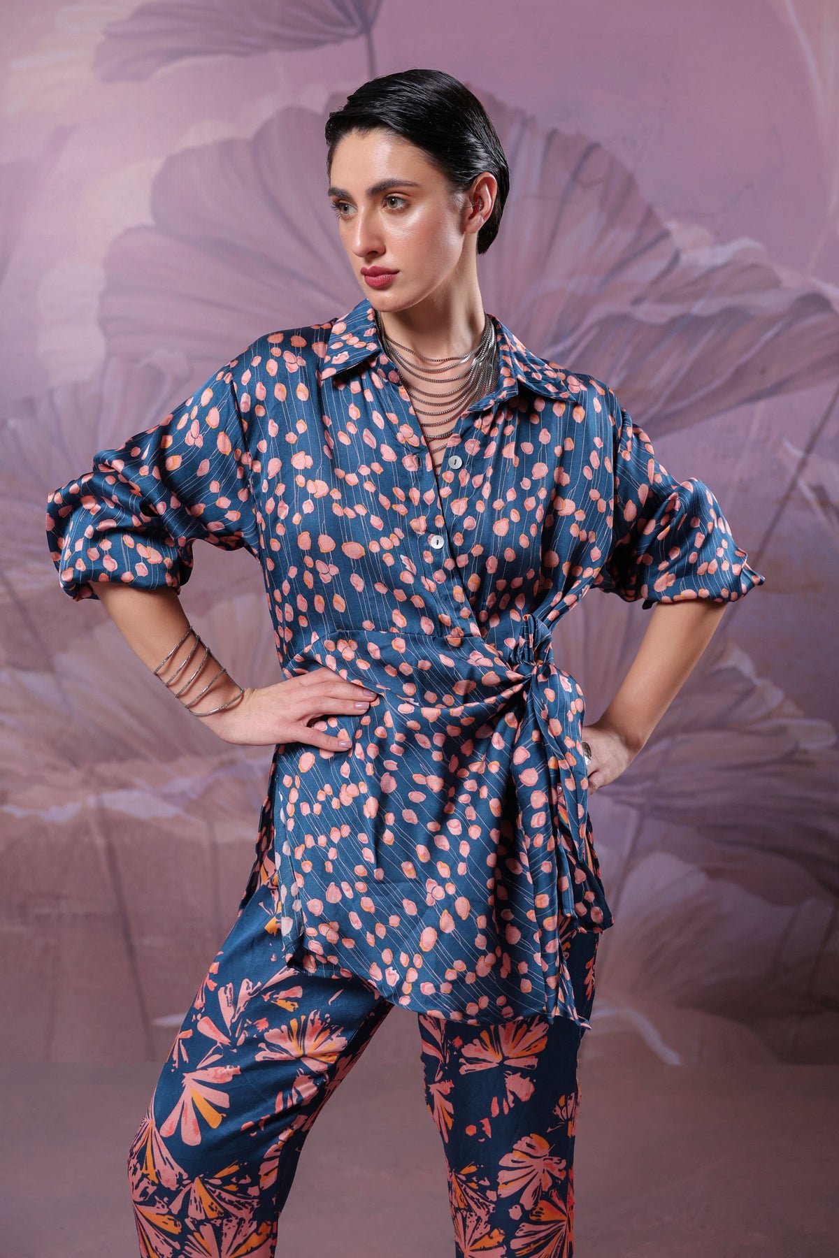 Prussian Chatterjee Co-ord Set