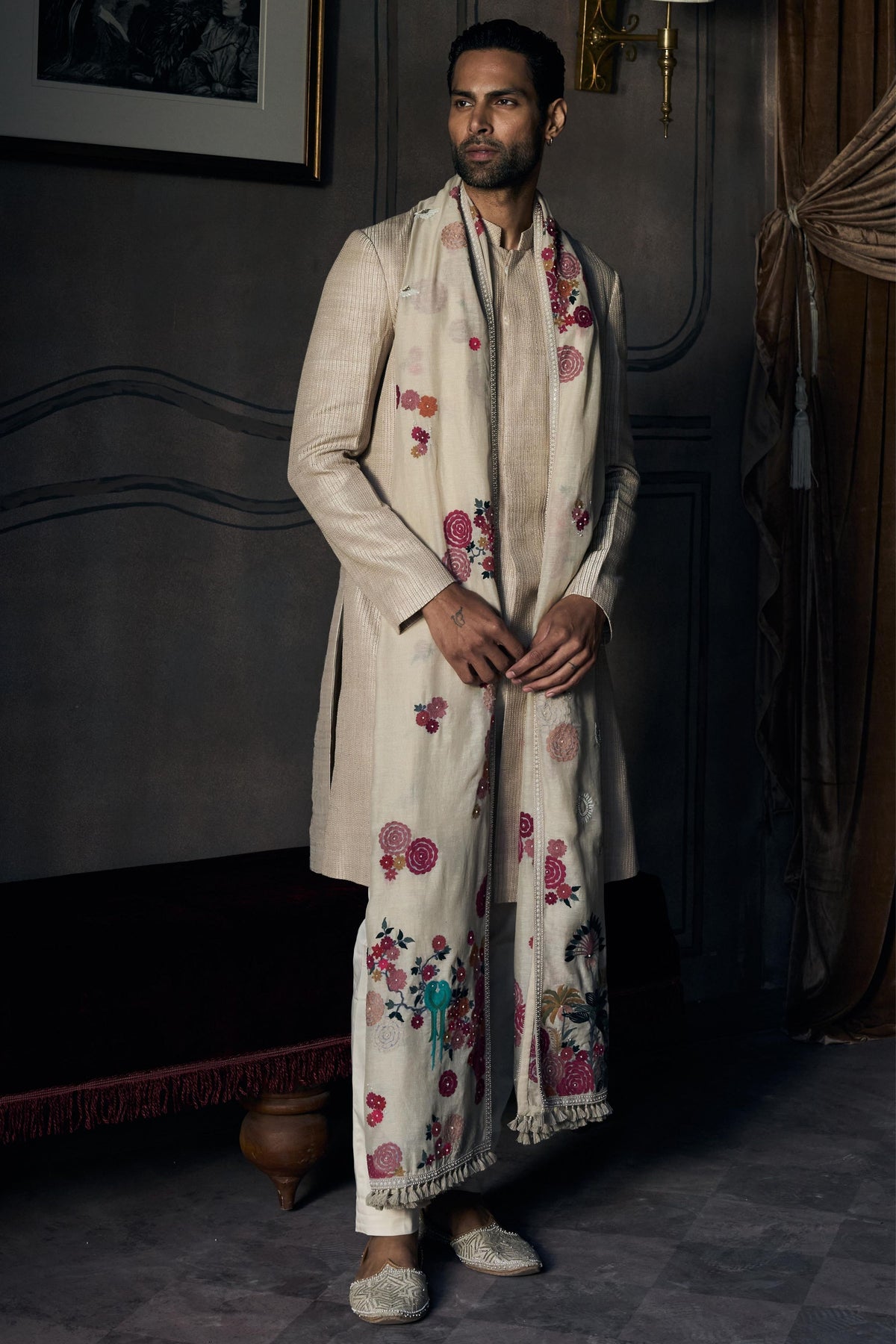 Matsya Classic Dhagai Achkan Set