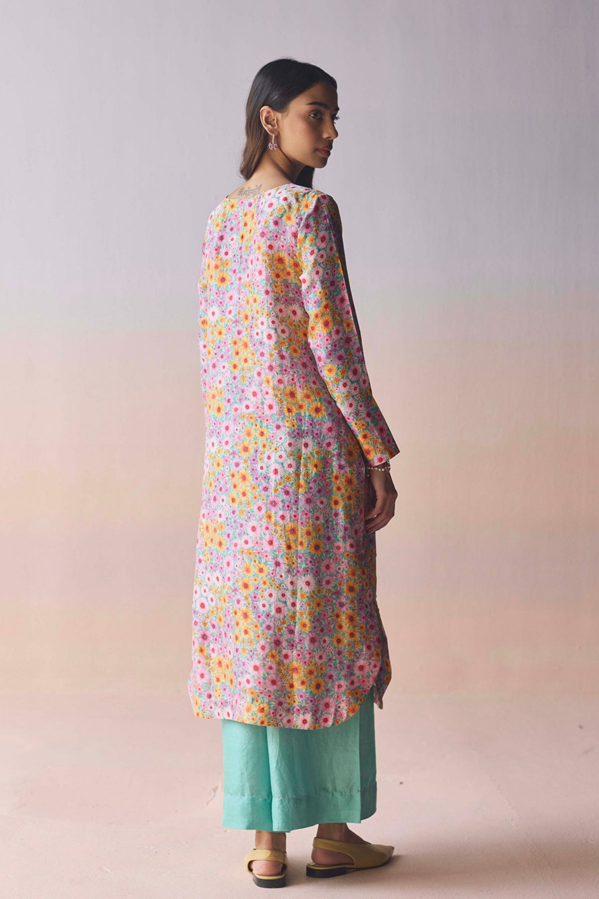 Wildflower Dawn Blue Kurta and Pants