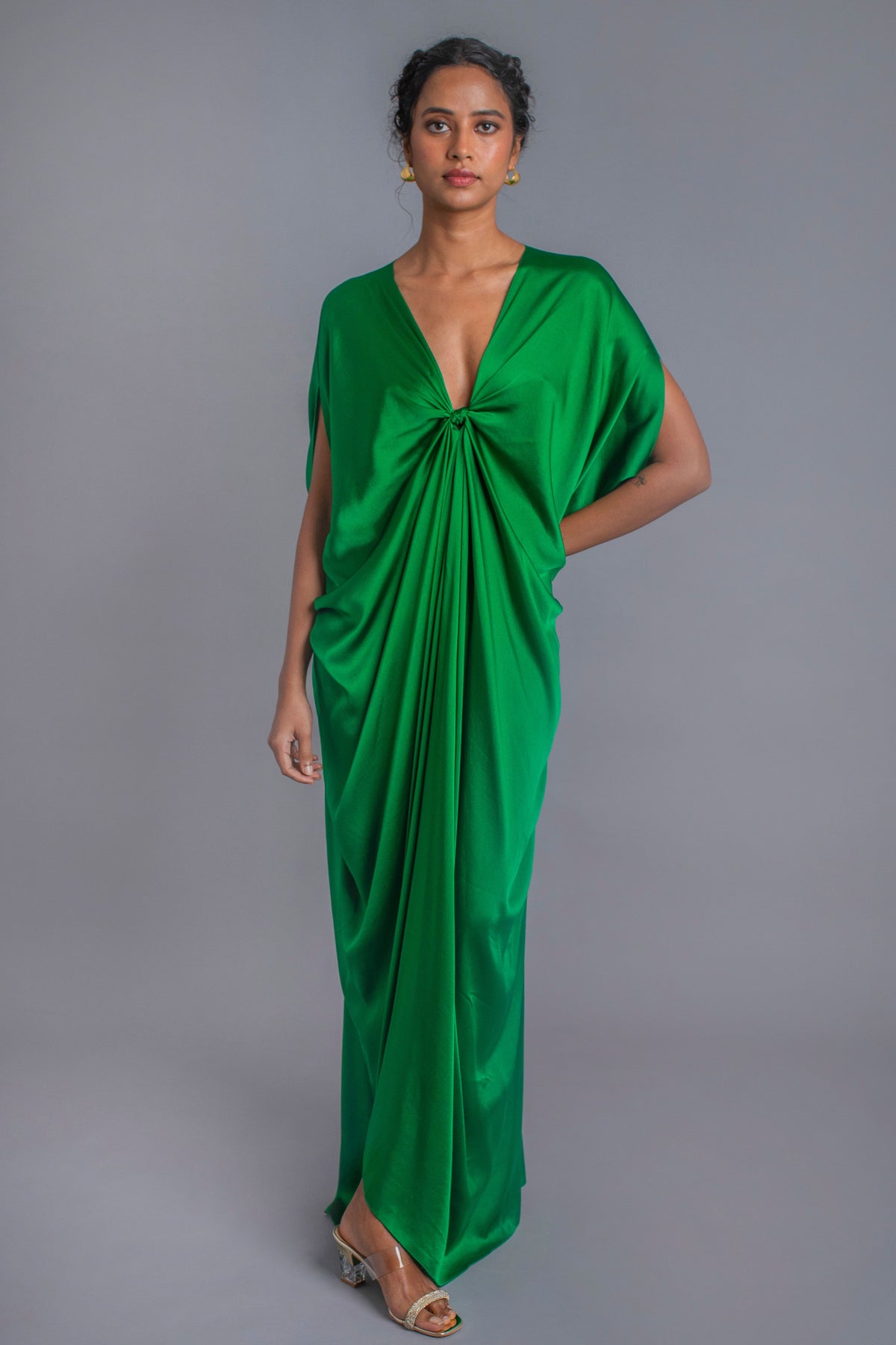 Green Kaftan Dress