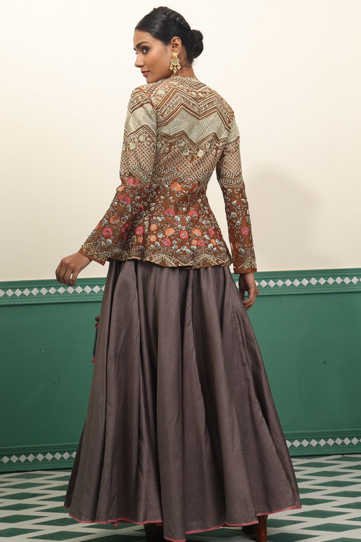 Brown Tunic Set