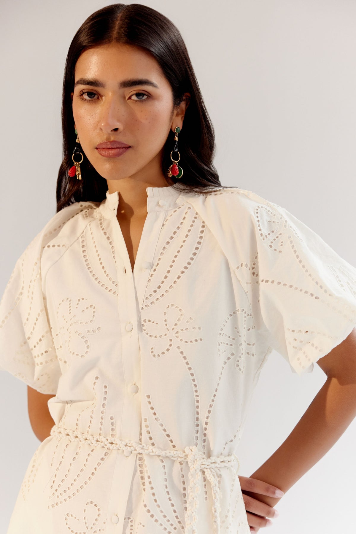 White Florence Mini Dress