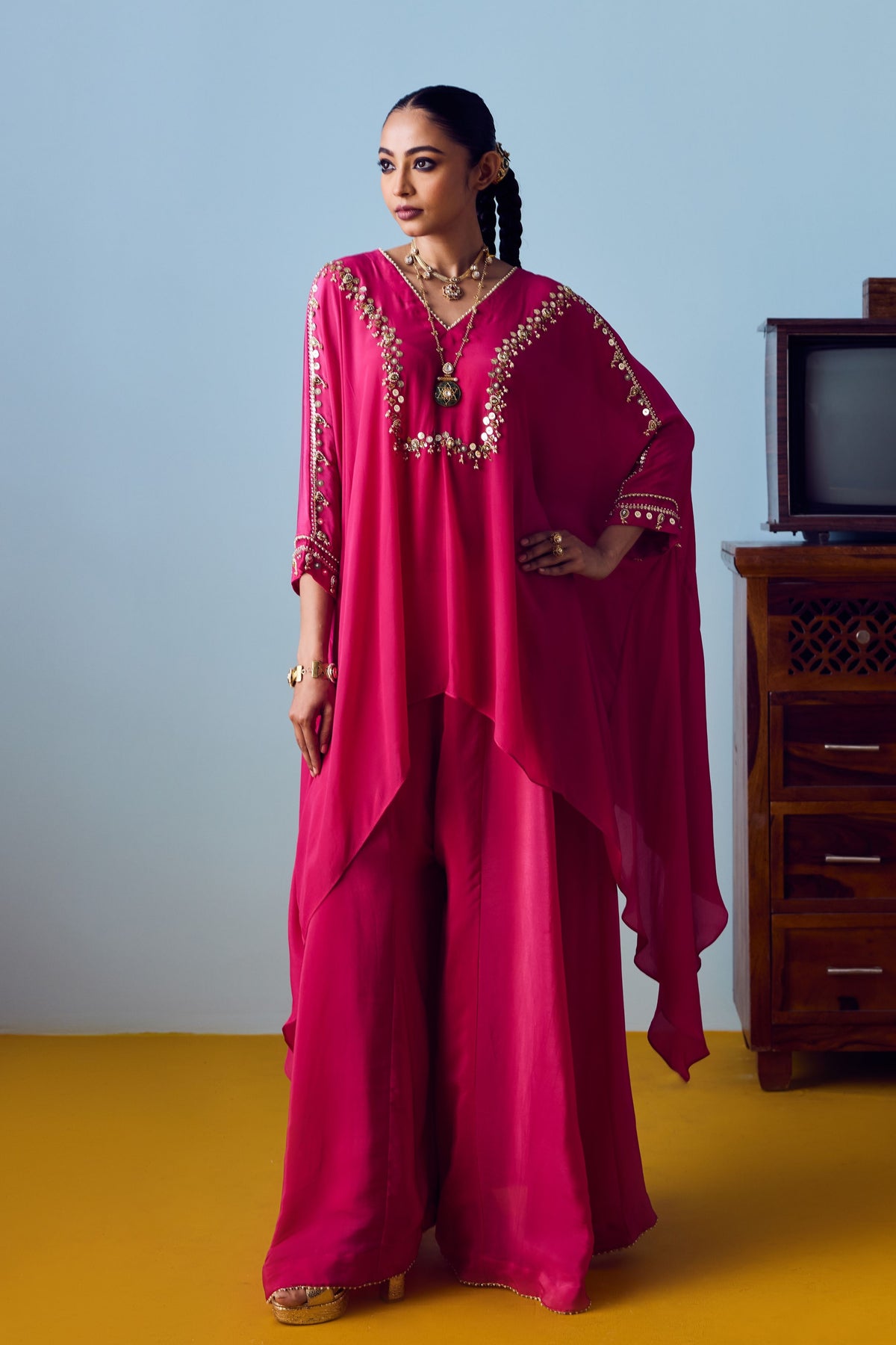 Maia Pink Tunic Set