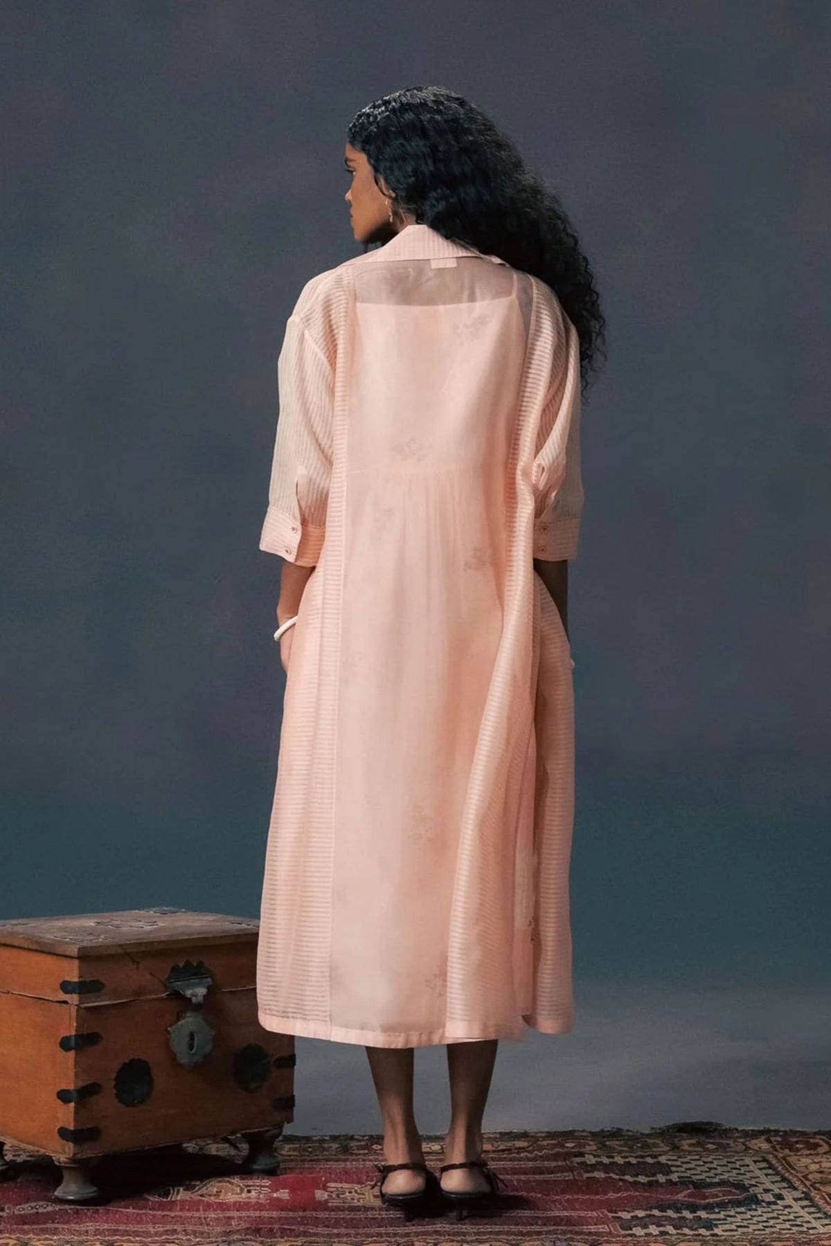 Old Rose Jacket Set