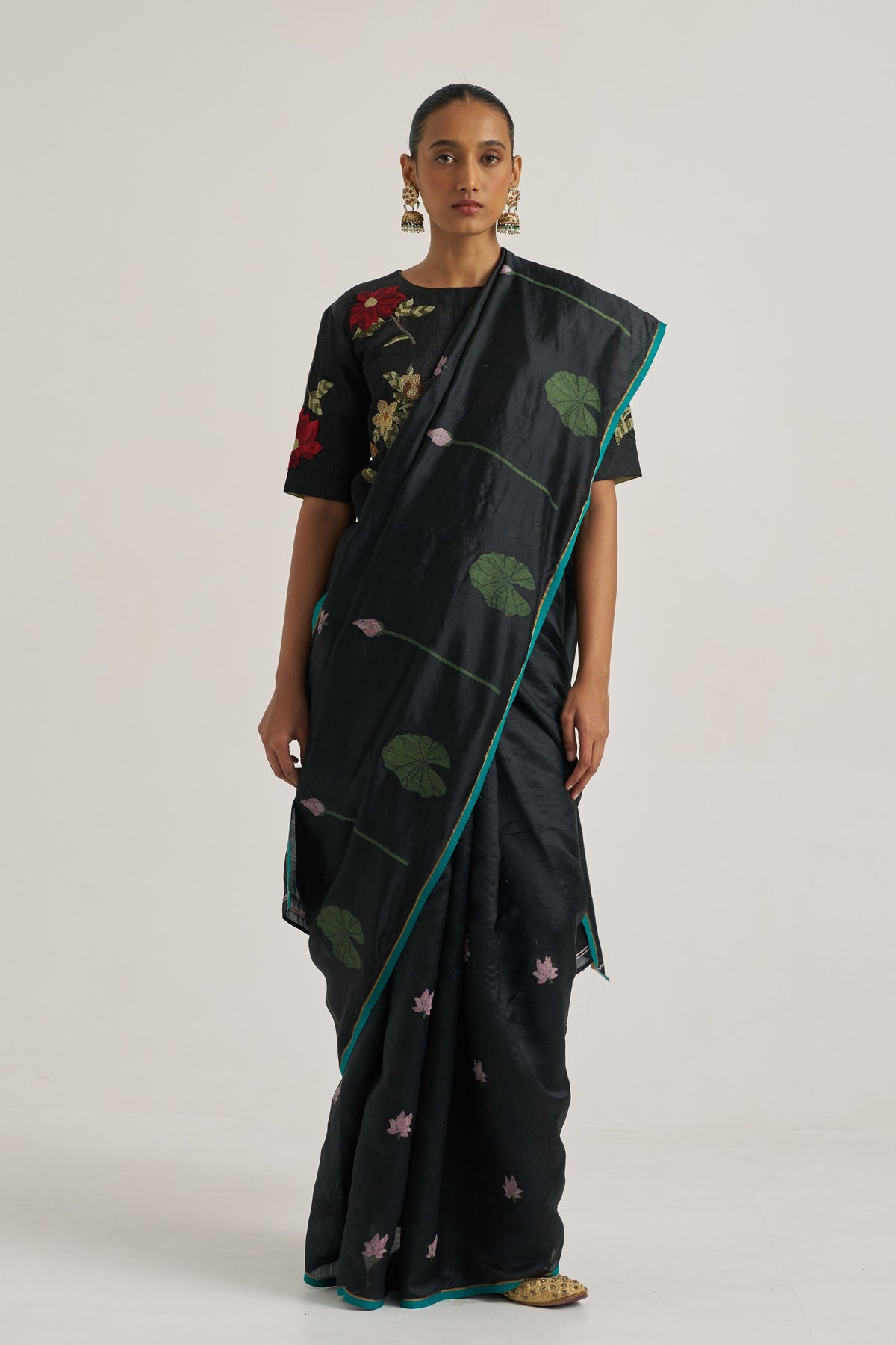Vani Black Saree
