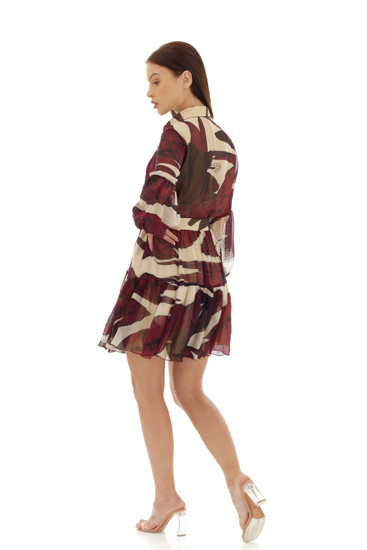 Off White and Brown Top