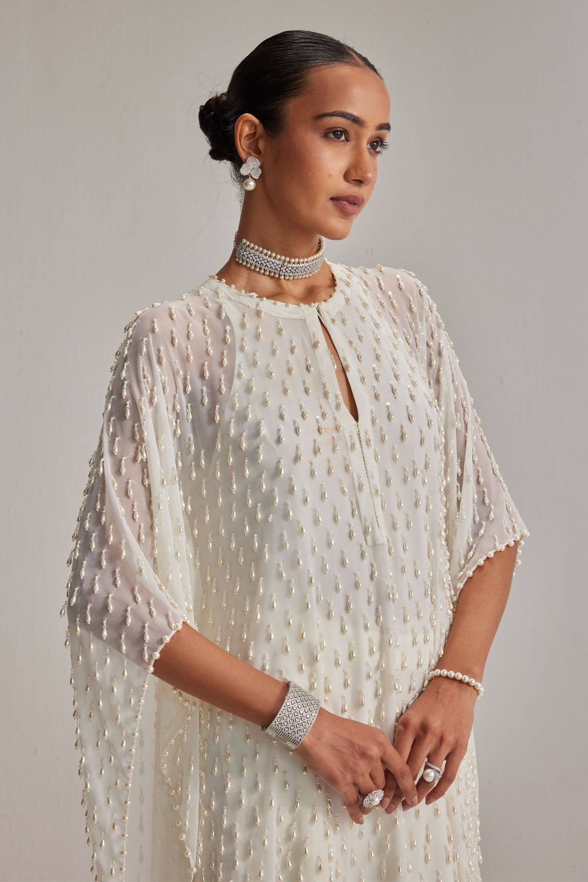 Pearl Drop Kaftaan Set