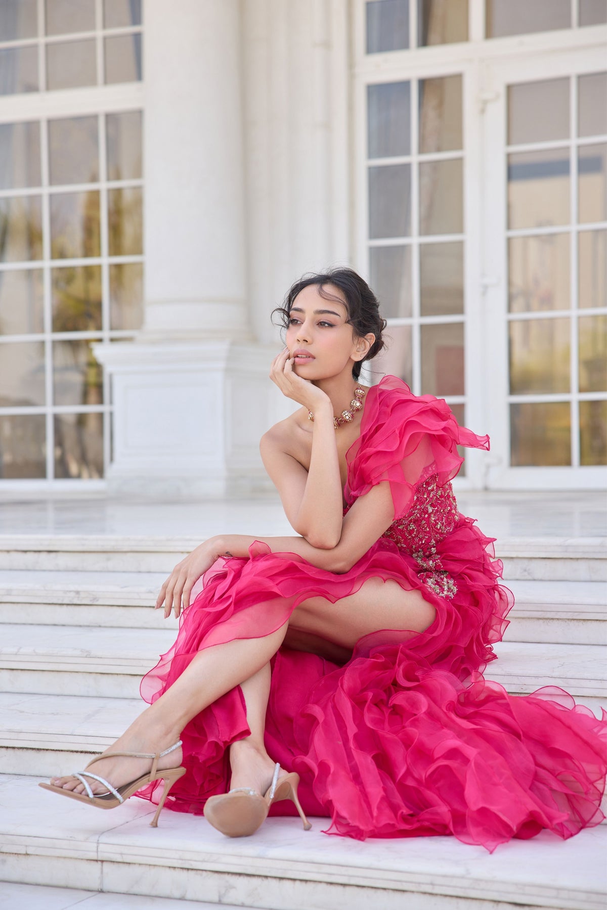 Bougainvillea Gown