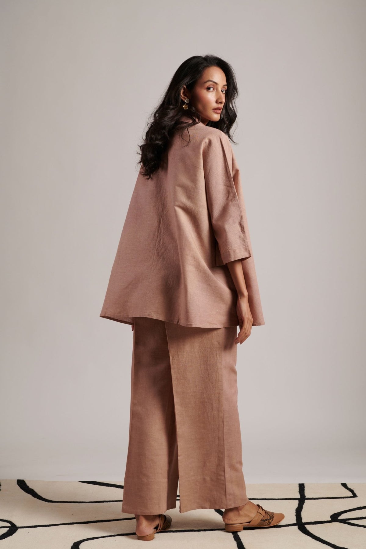 Vintage Rose Nirvana Tunic Set - Moh India - Elahe