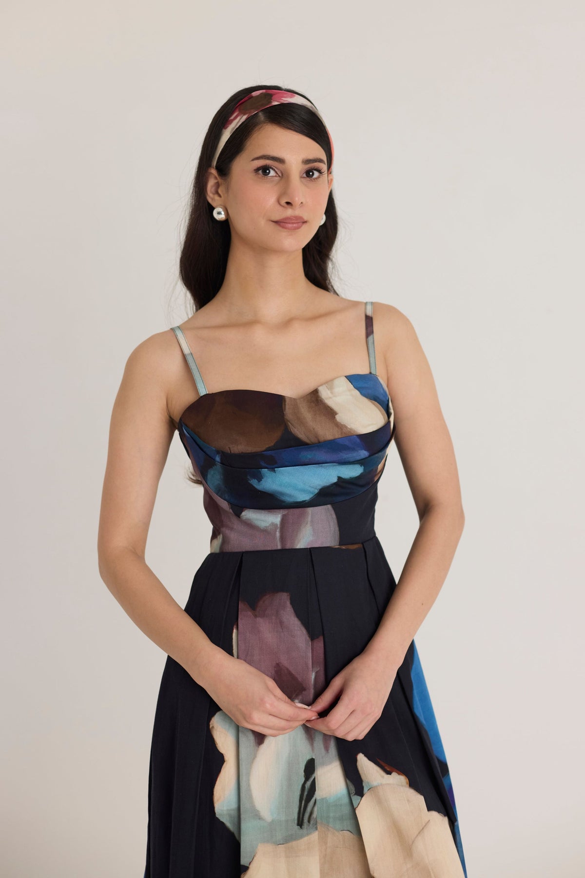 Rocco Cowl Bralette Dress