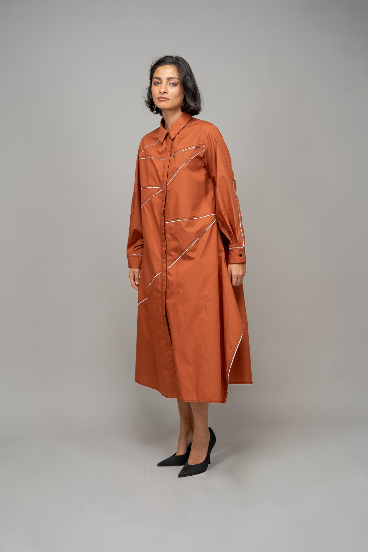 Berg Asymmetrical Shirt Dress