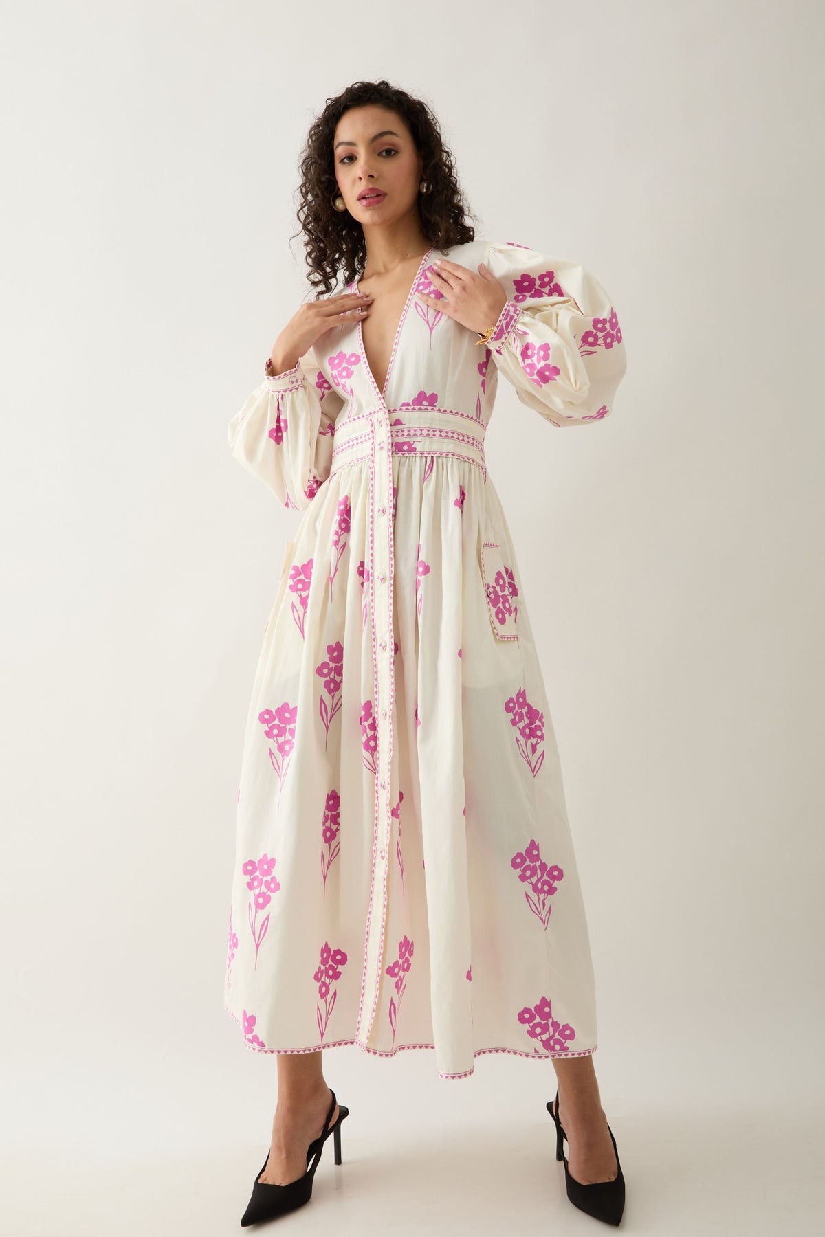 Solace Off White Dress
