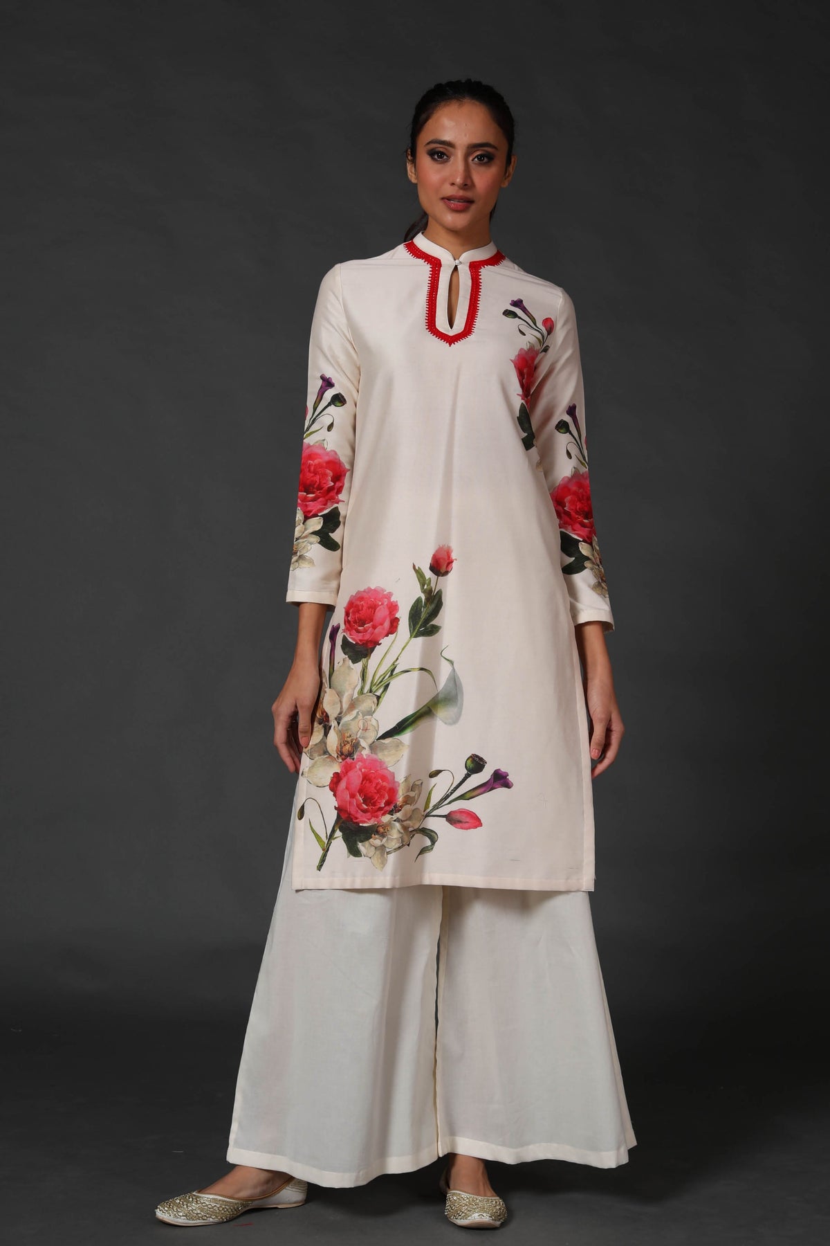 Floral Printed Tunic Set