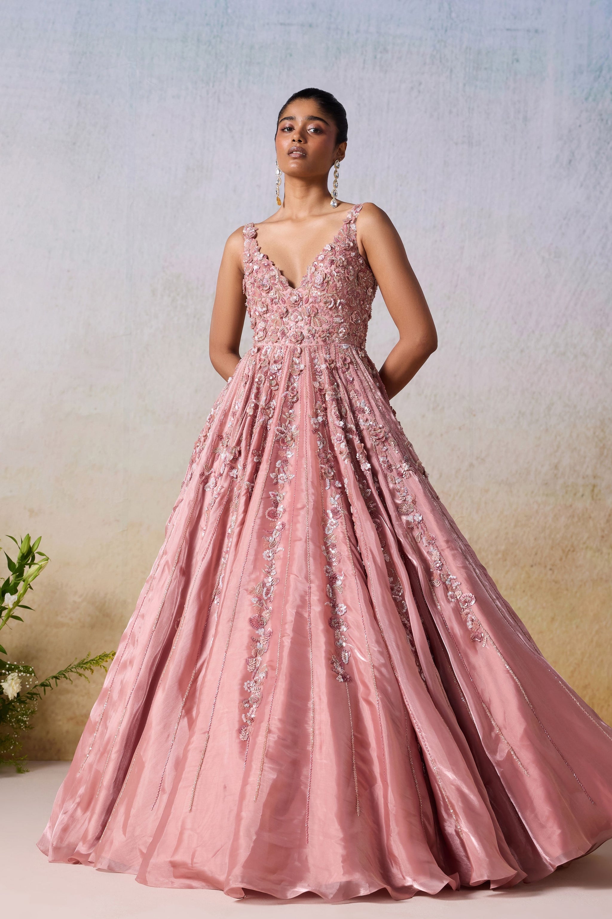 Mirroir - Dusty Rose Gown XS Mirroir - Dusty Rose Gown XS