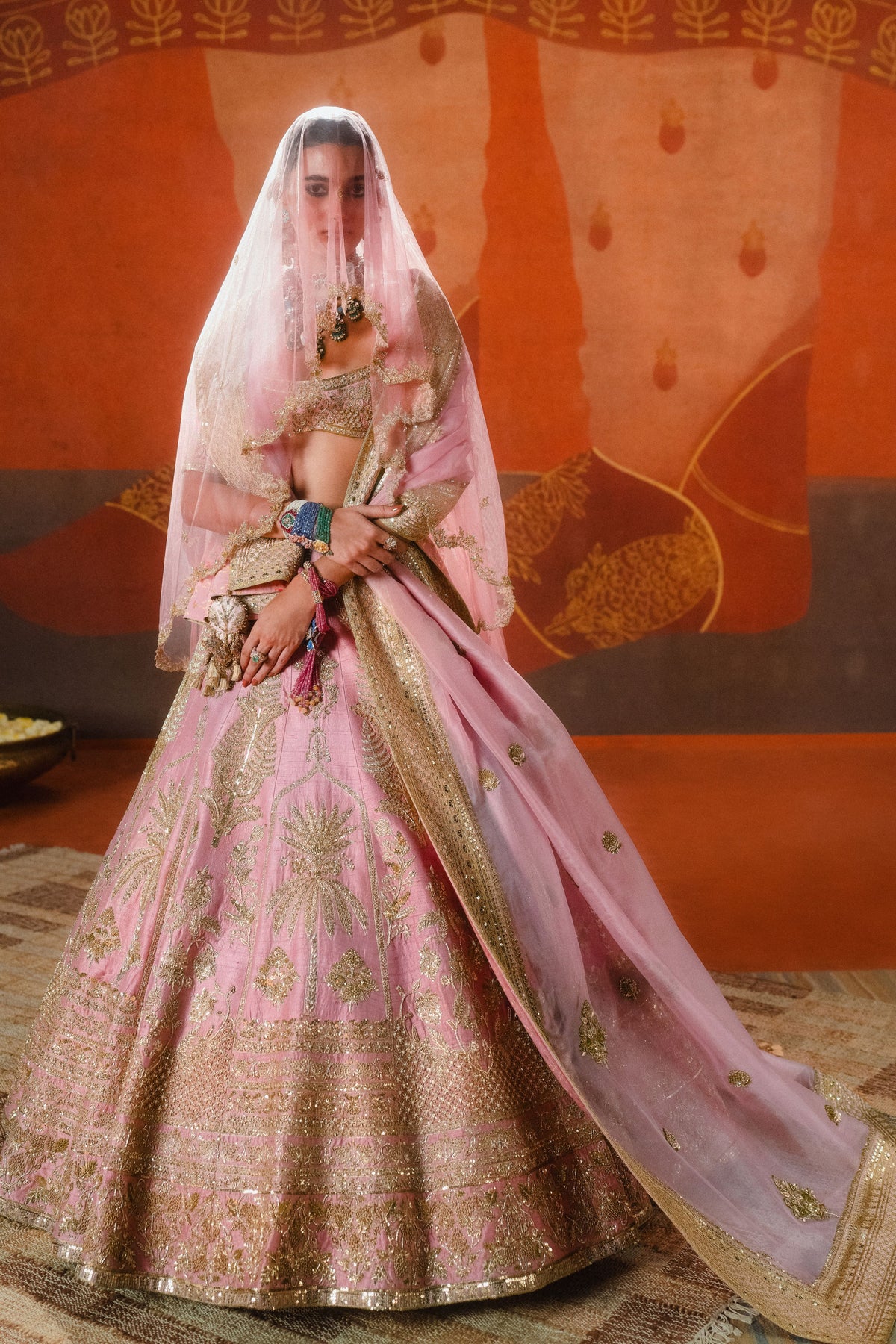 Gulab Barfi Pink Lehenga Set