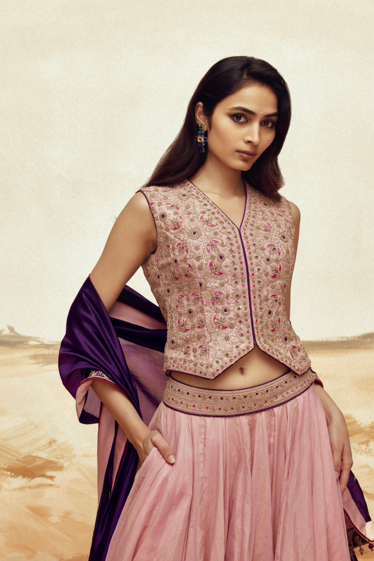 Johari Koti  Lehenga Set