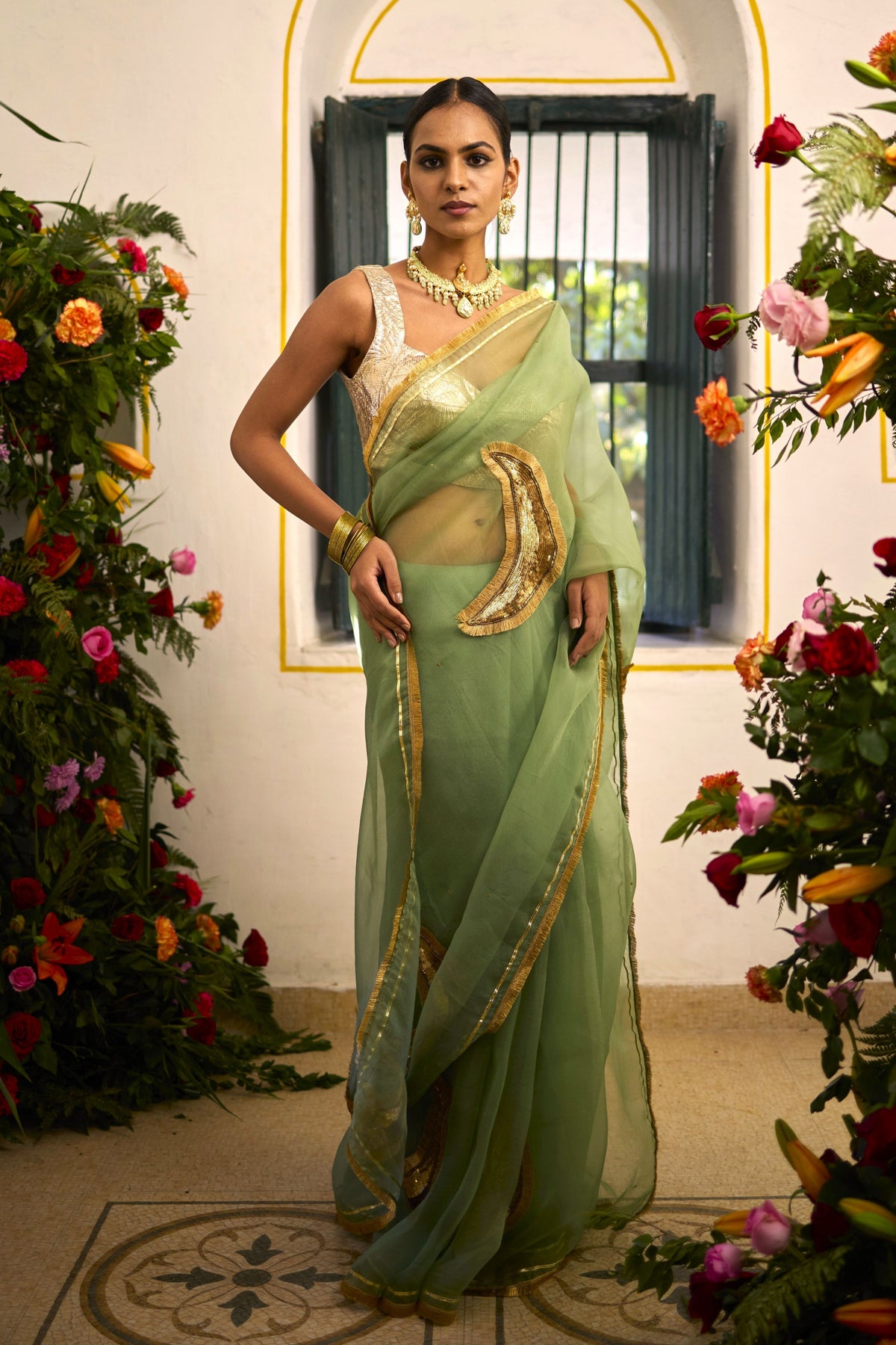 Crescent Saree Set