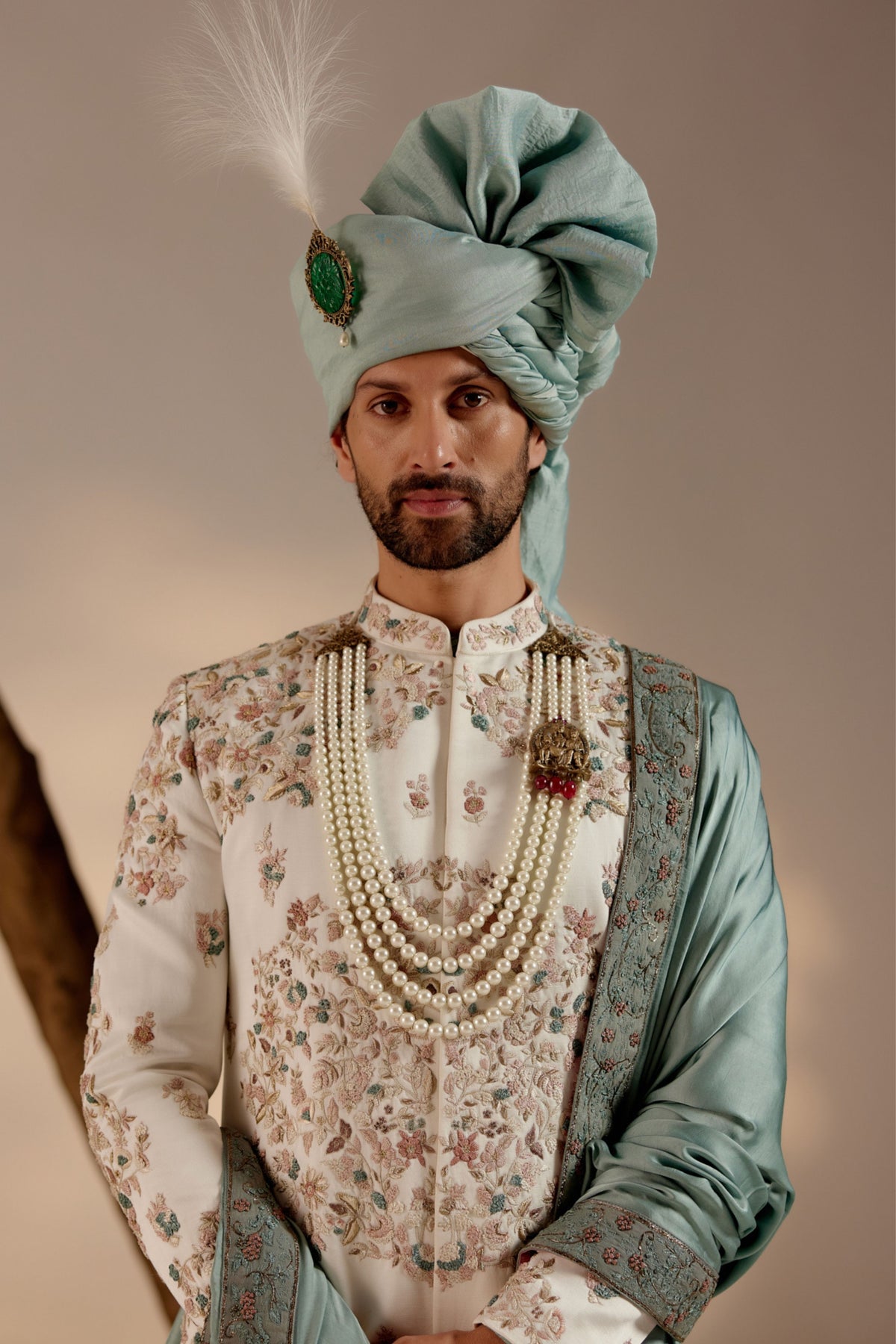 Opaline Sherwani Set