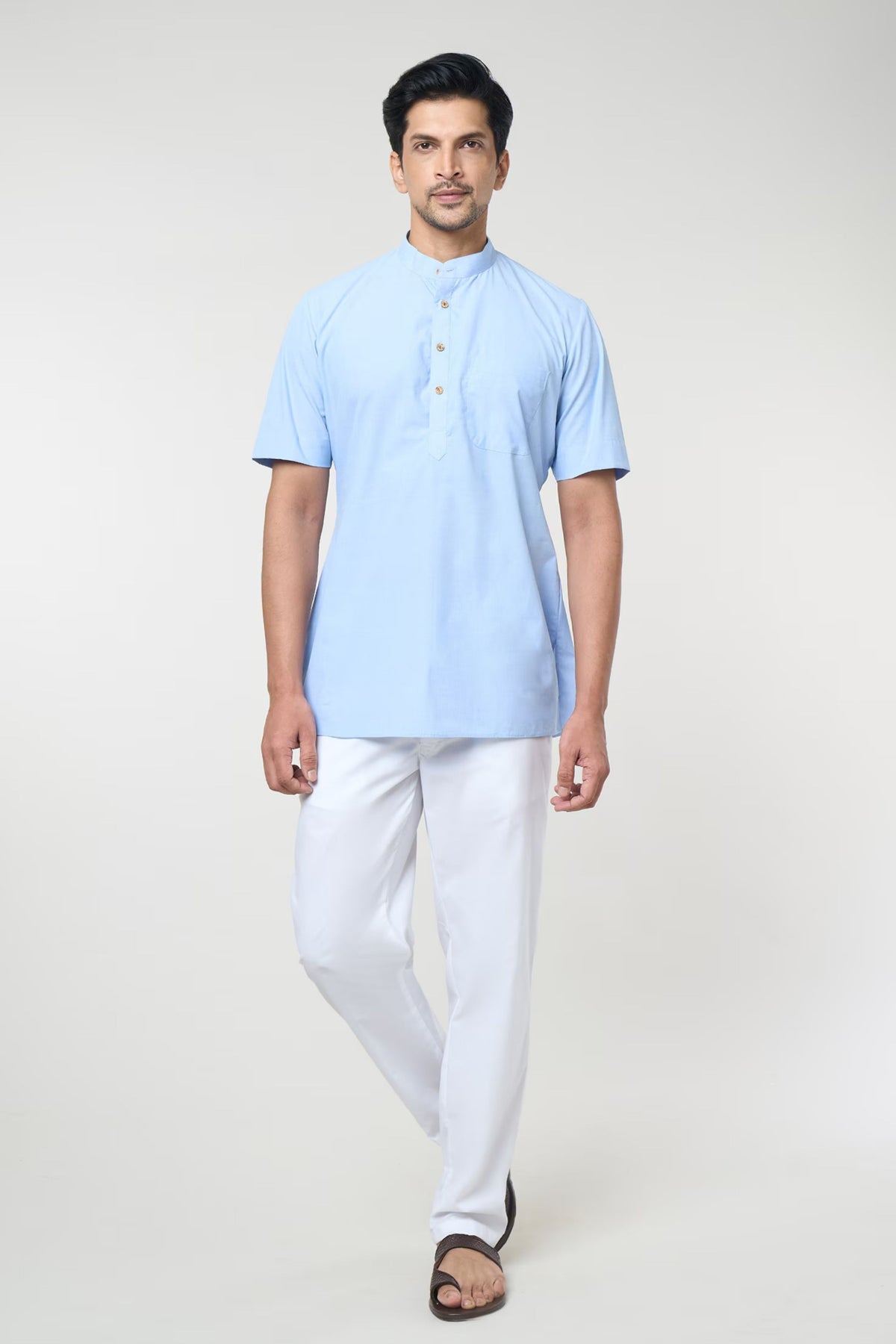 Blue Pastel Shirt Set