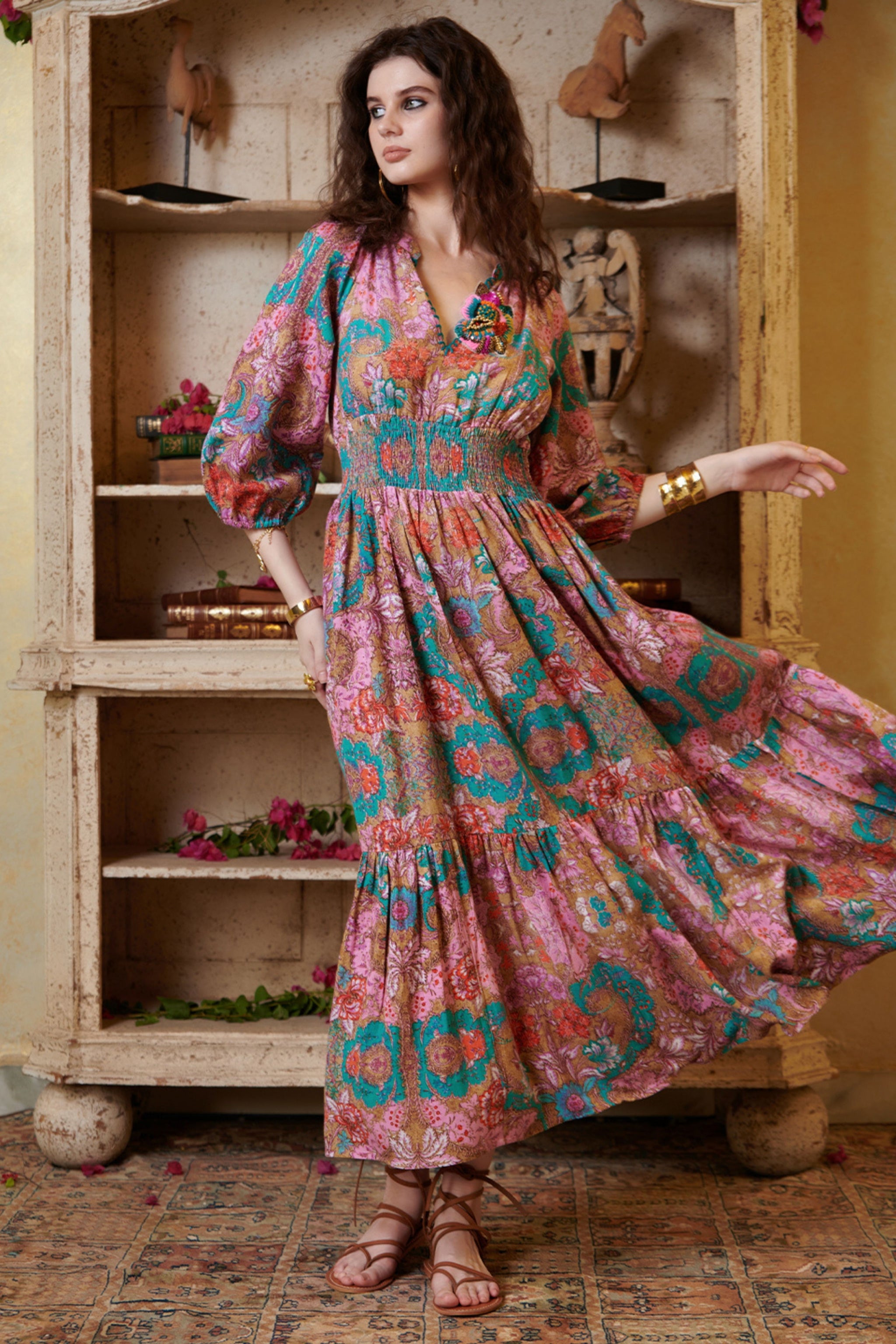 cin cin maxi dress Rome' Orchid Maxi Dress - Antibes