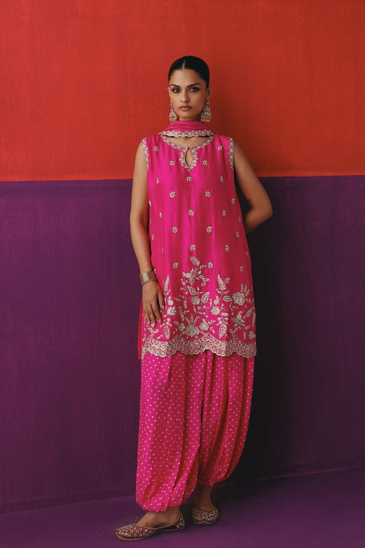 Rani Gulab Tunic Set