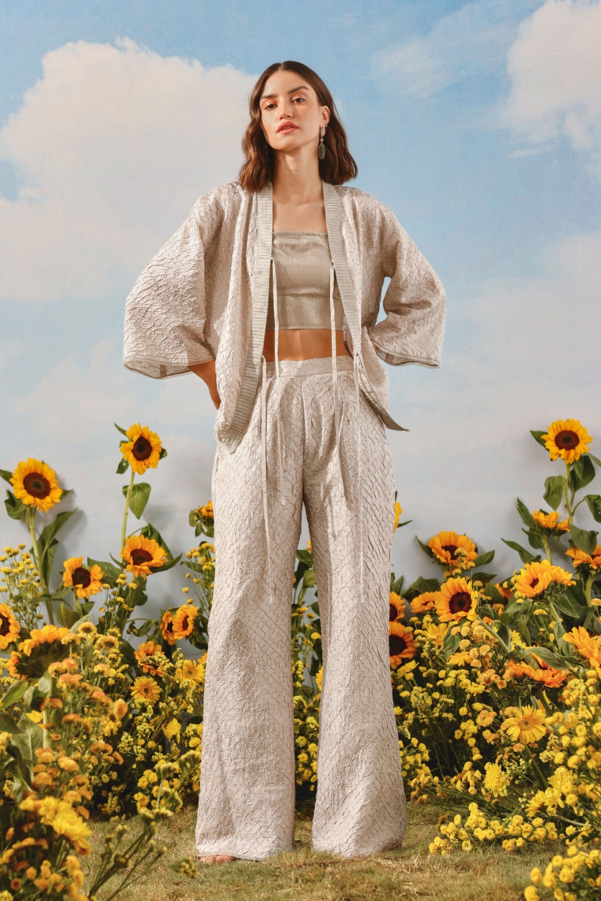 Crushed Bandhani Pants