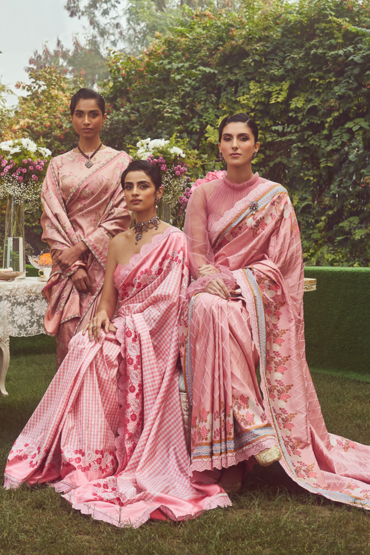 Pink Meenakari Zari Handloom Sari