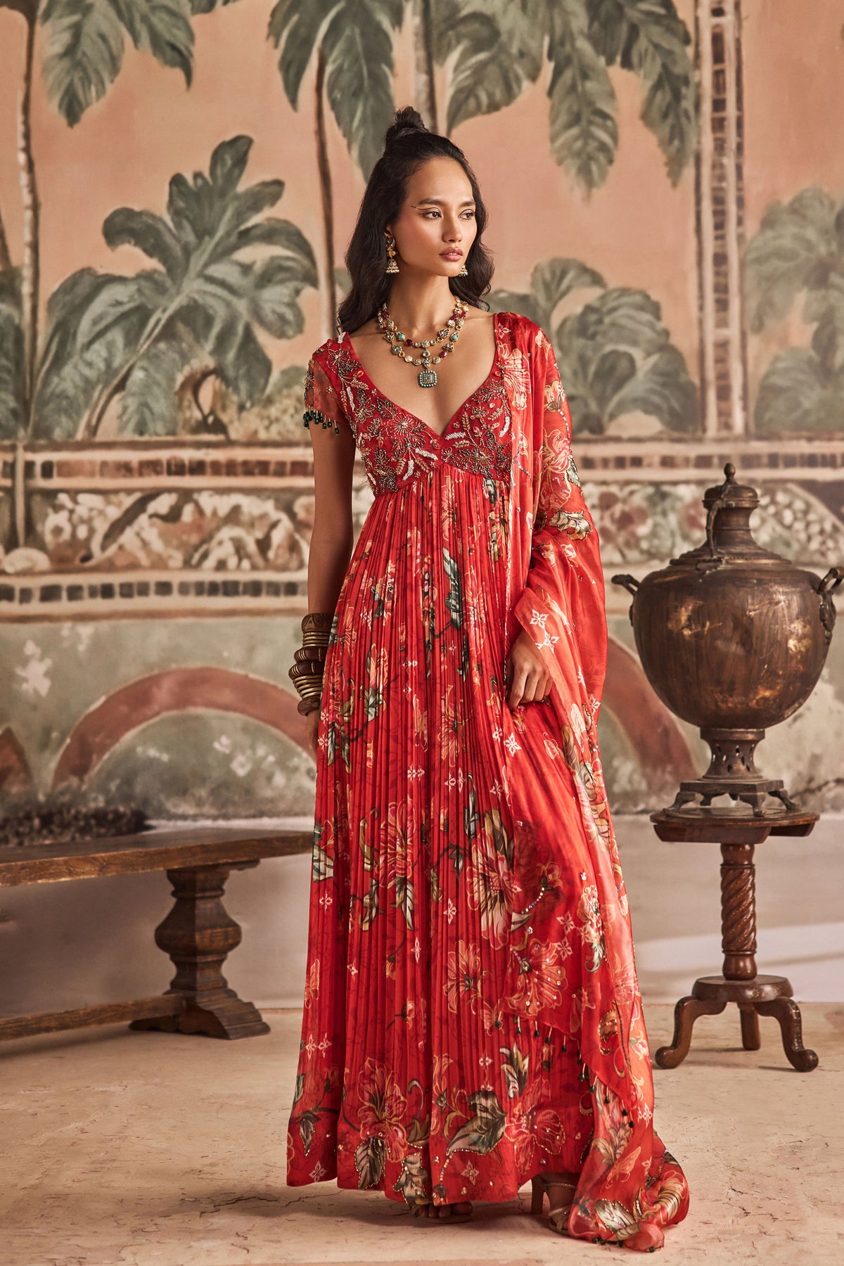 Guddi Gulabi Anarakli Set