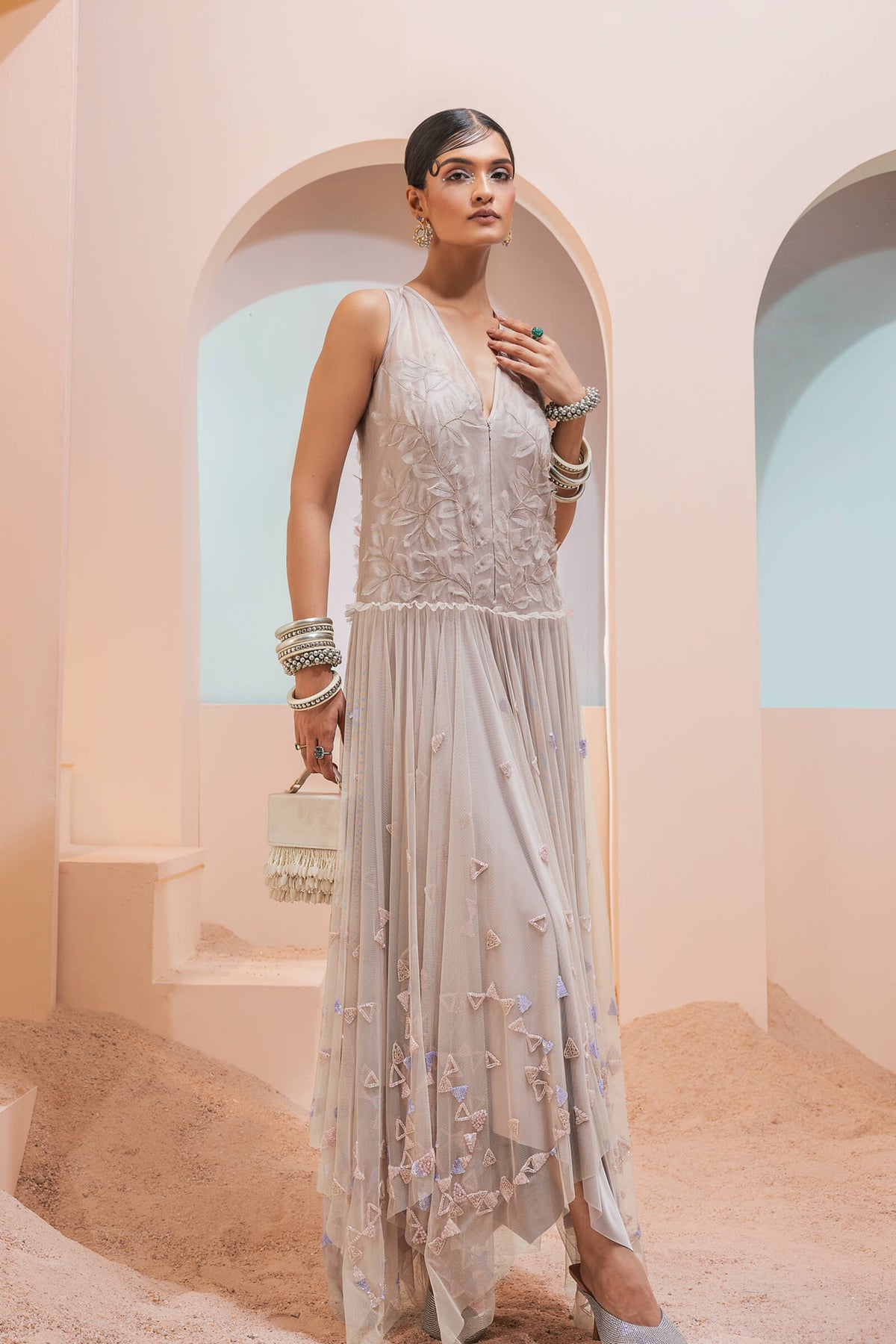 Organza Beadwork Dress