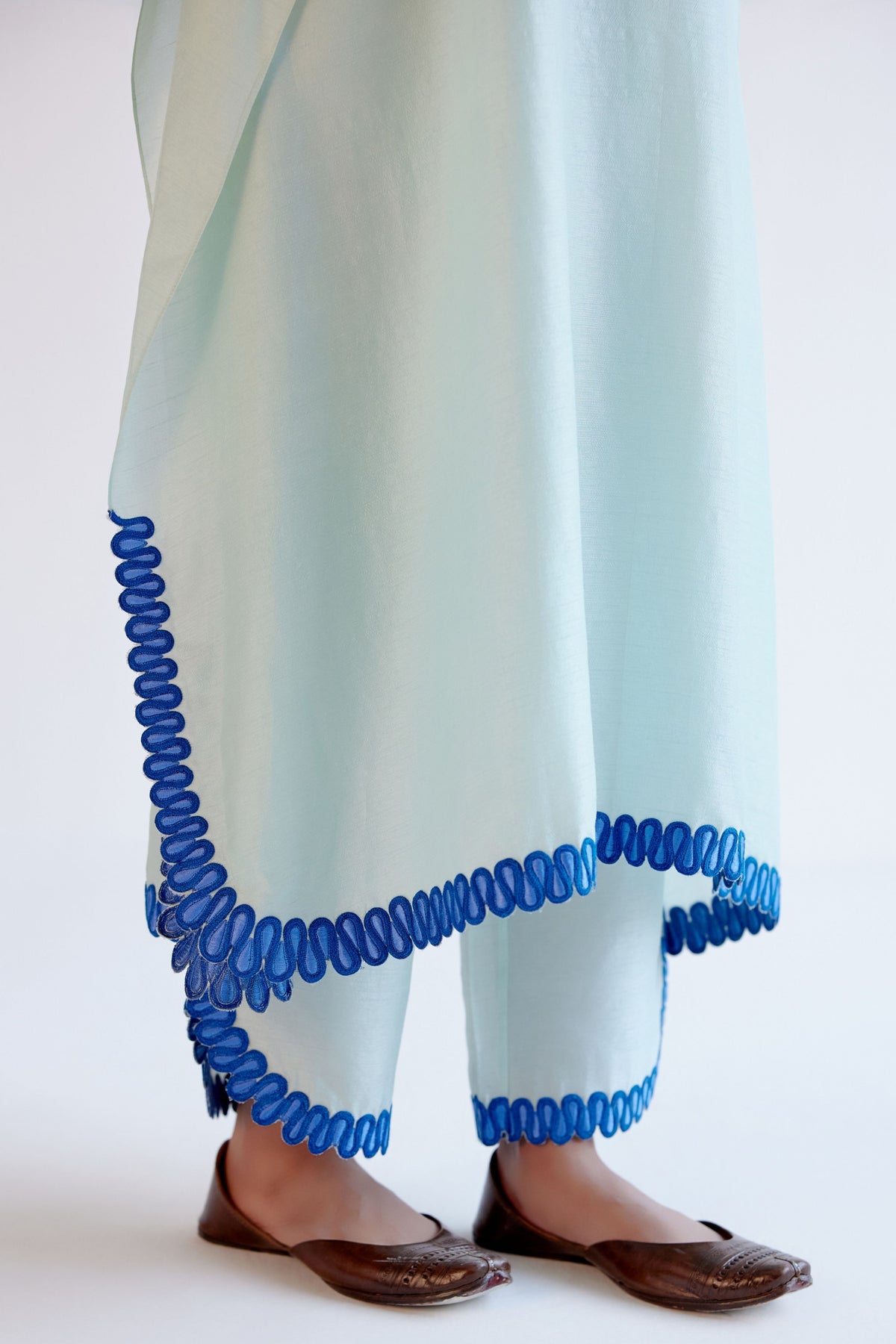 Resham Embroidery Kaftan Set