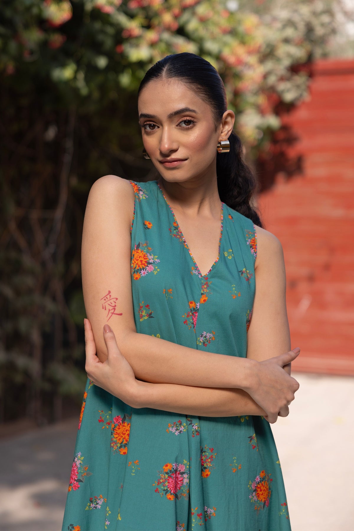Orchid Green Dress
