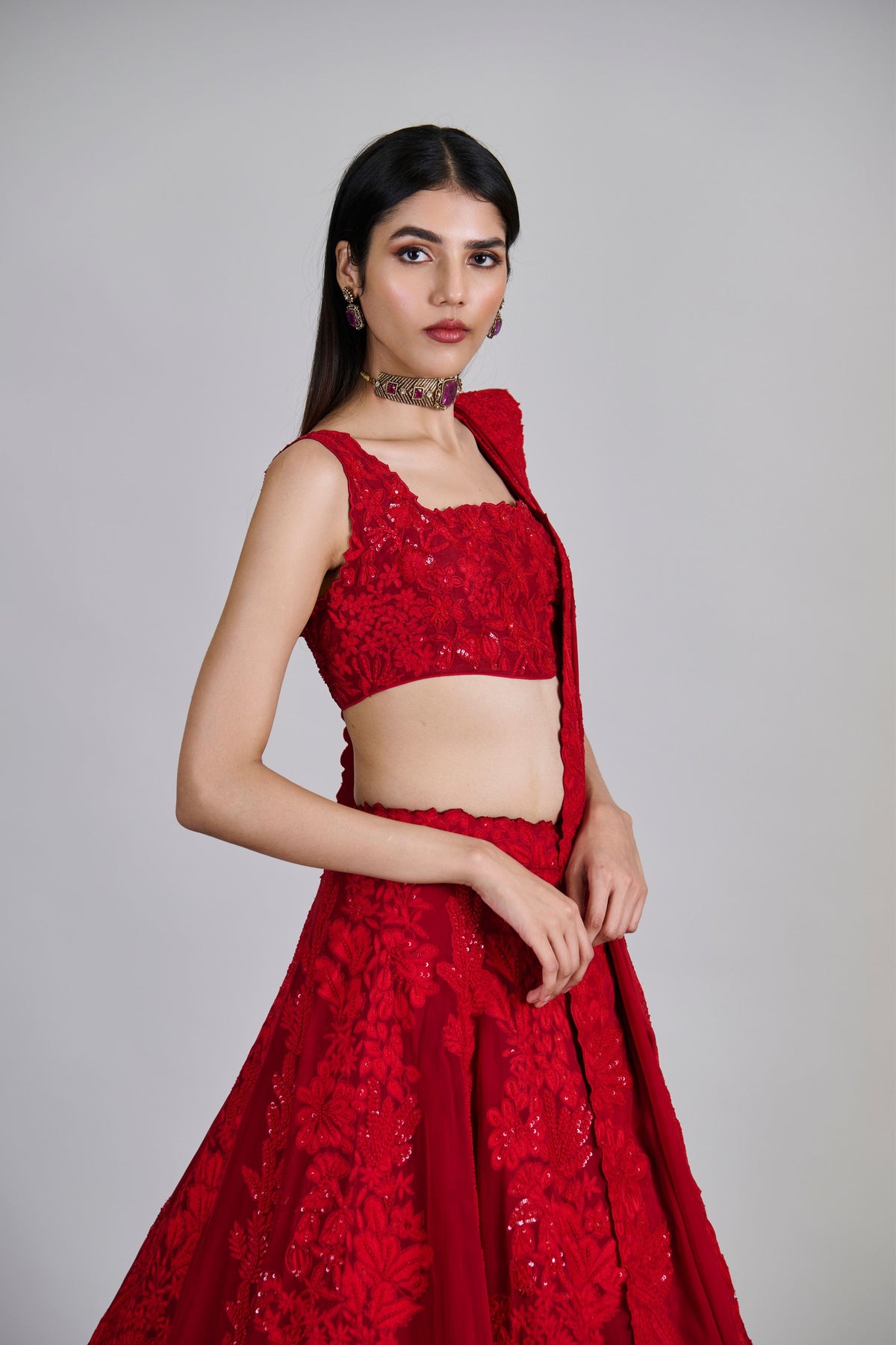 Roselle Lehenga Set