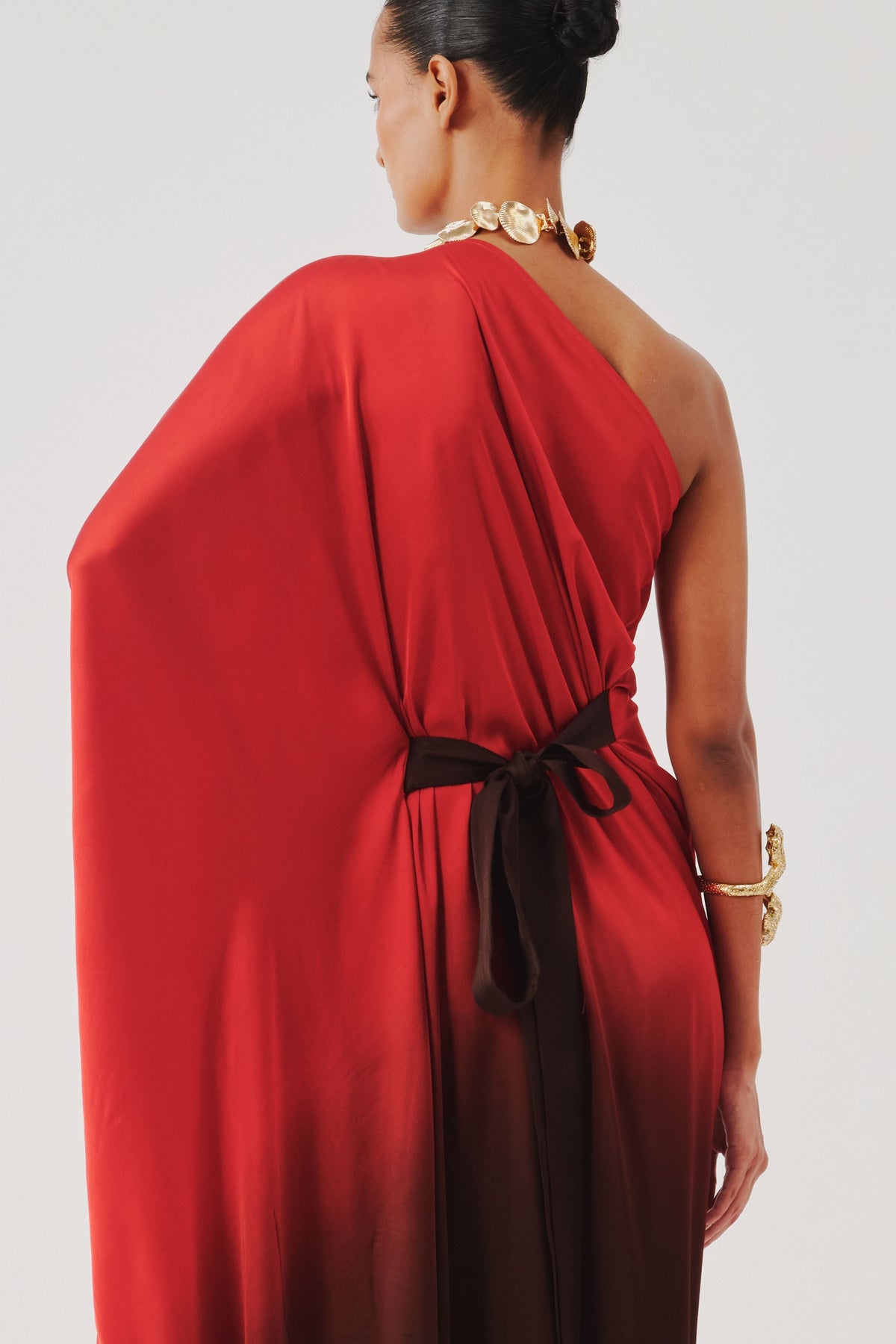 Burning Crimson Kaftan Dress
