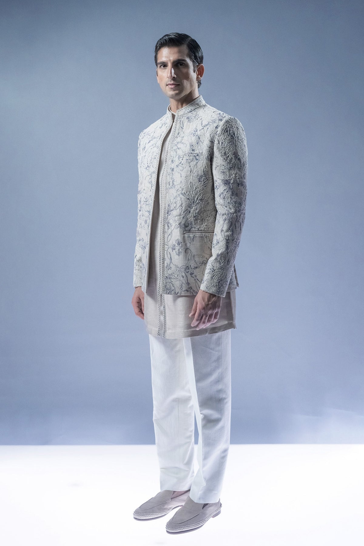 Enchanted Crest Bandhgala Set