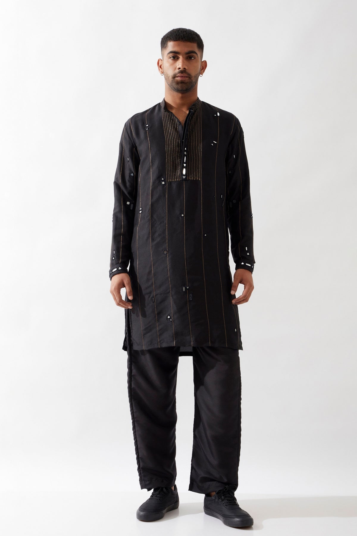 Alan Black Kurta Set